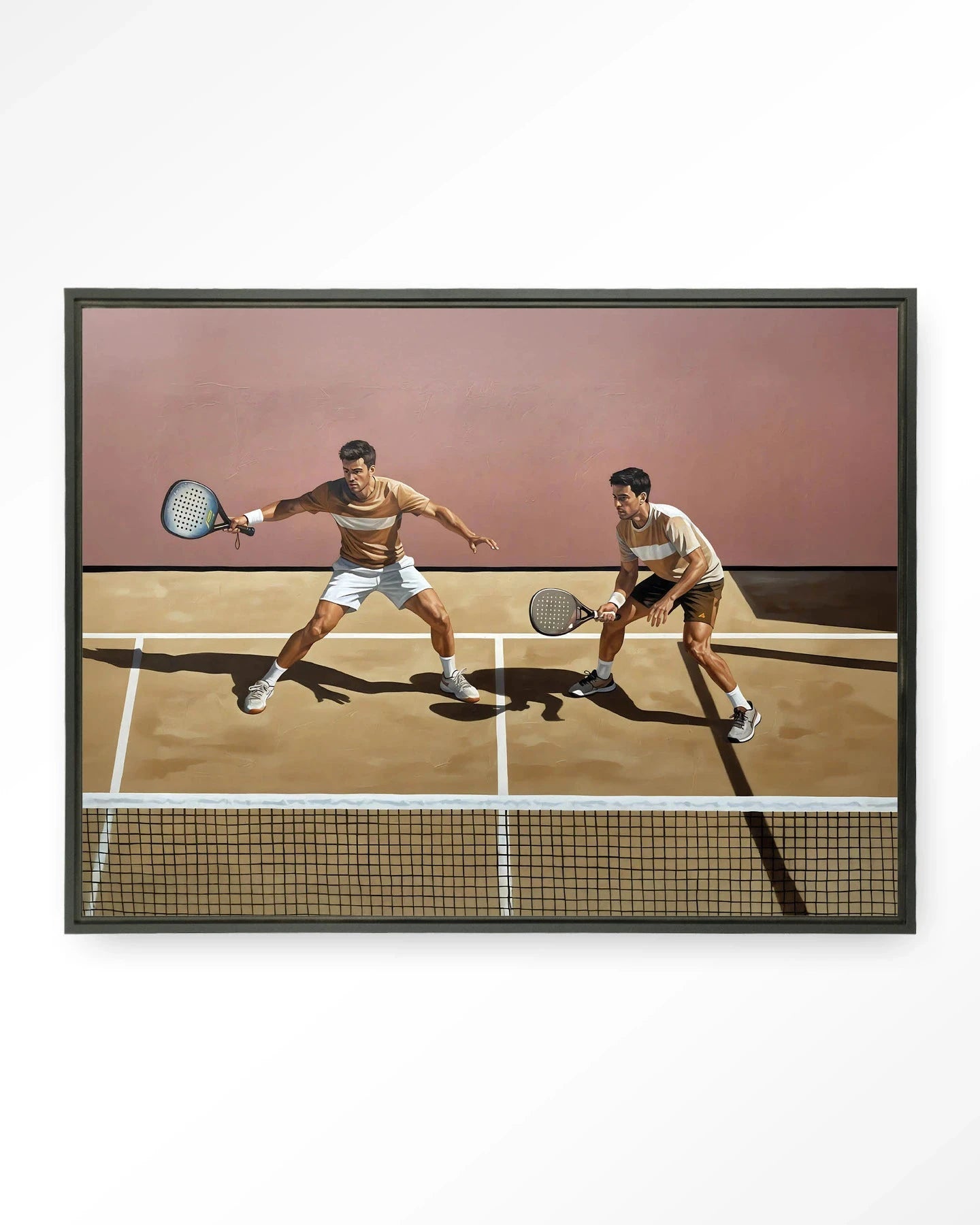 Padel Court - Moderne Wanddecoratie | Artprint, Glass Art, Wandkleed by Urban Cotton