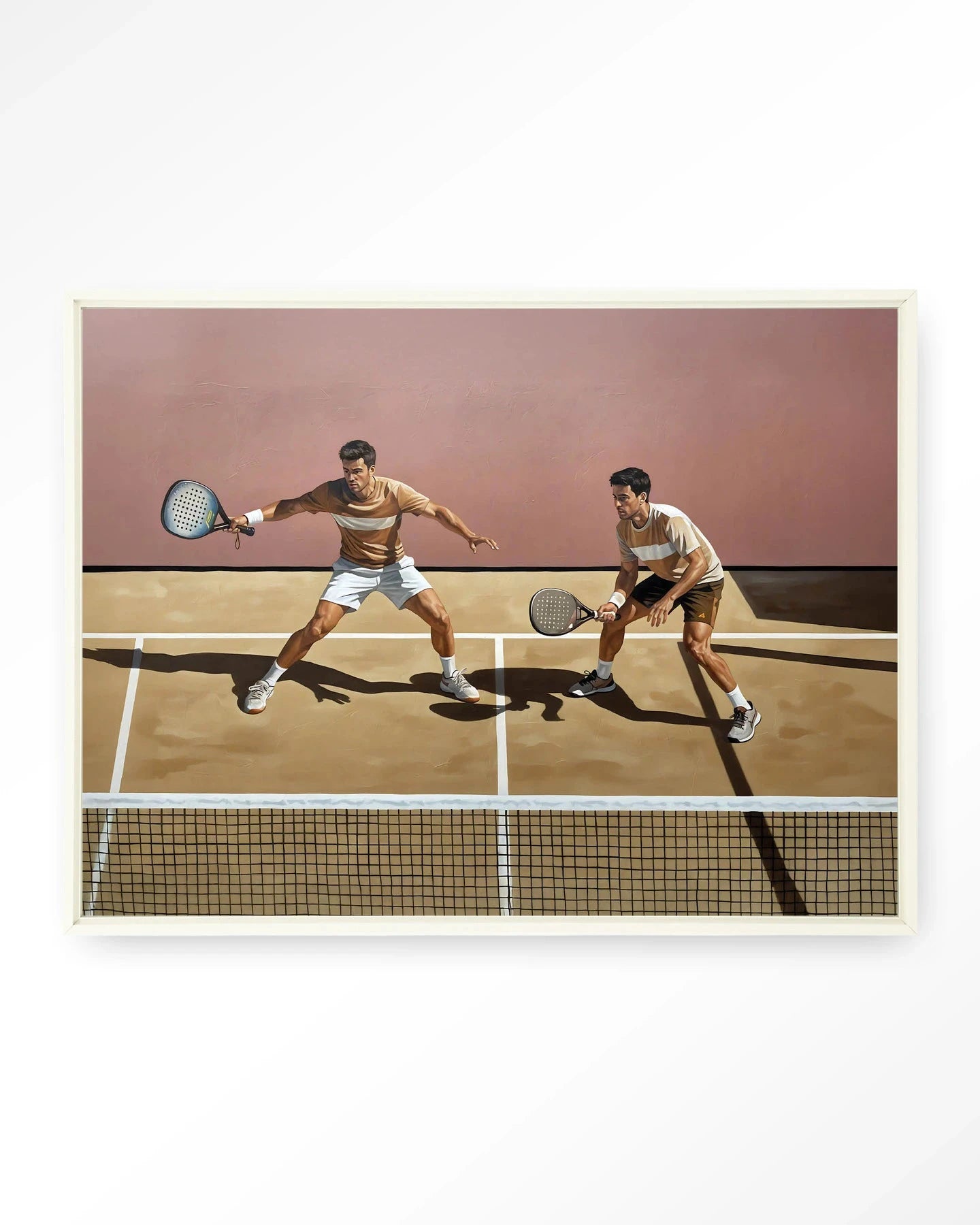 Padel Court - Moderne Wanddecoratie | Artprint, Glass Art, Wandkleed by Urban Cotton
