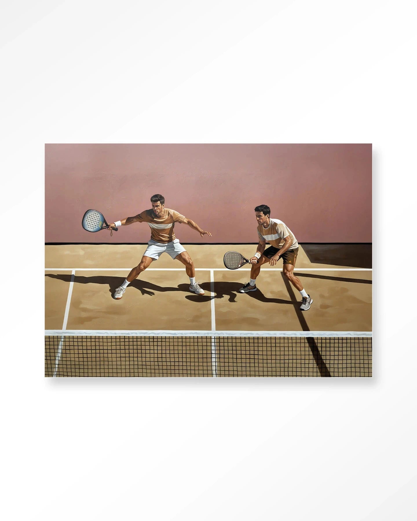 Padel Court - Moderne Wanddecoratie | Artprint, Glass Art, Wandkleed by Urban Cotton