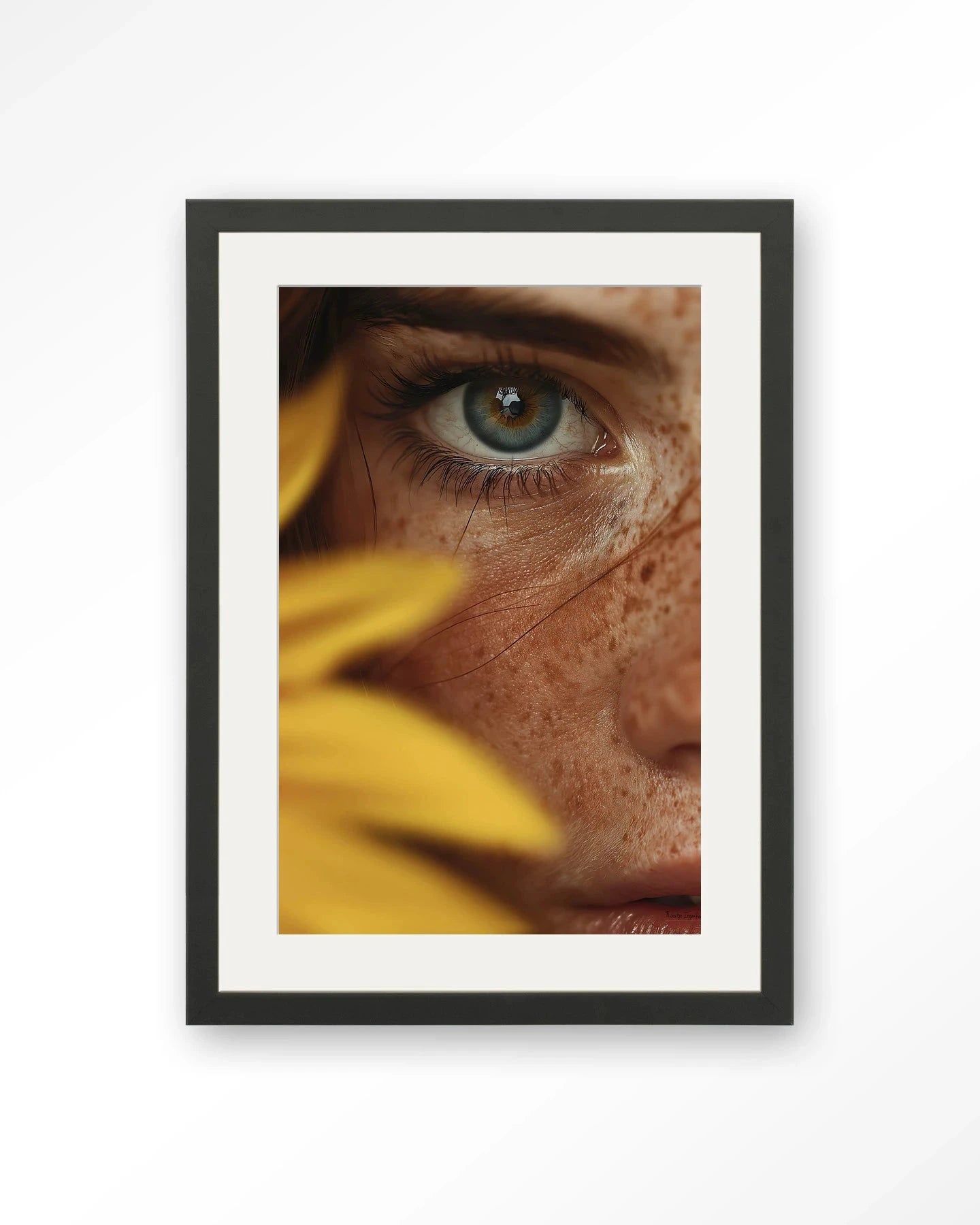 Sunflower - Moderne Wanddecoratie | Artprint, Glass Art, Wandkleed by Urban Cotton
