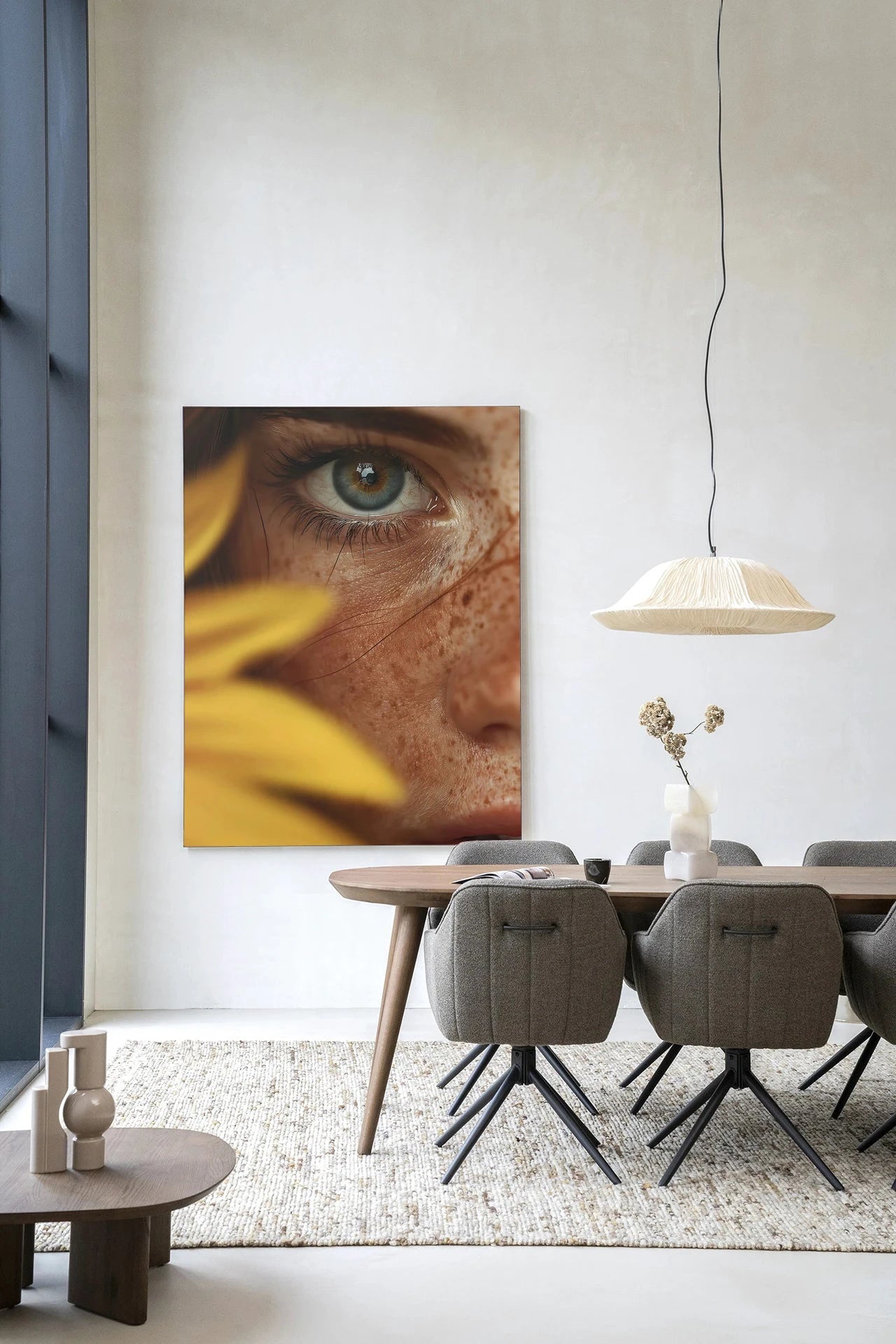 Sunflower - Moderne Wanddecoratie | Artprint, Glass Art, Wandkleed by Urban Cotton