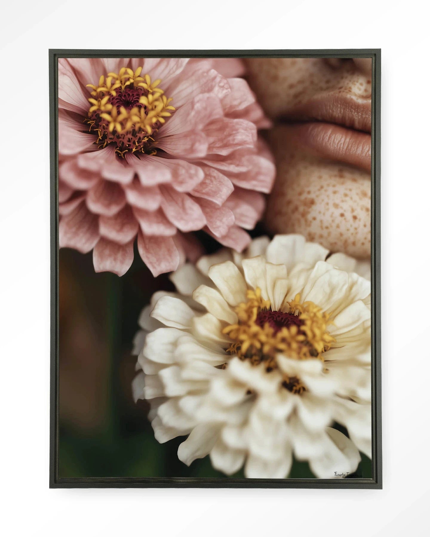 Zinnia - Moderne Wanddecoratie | Artprint, Glass Art, Wandkleed by Urban Cotton