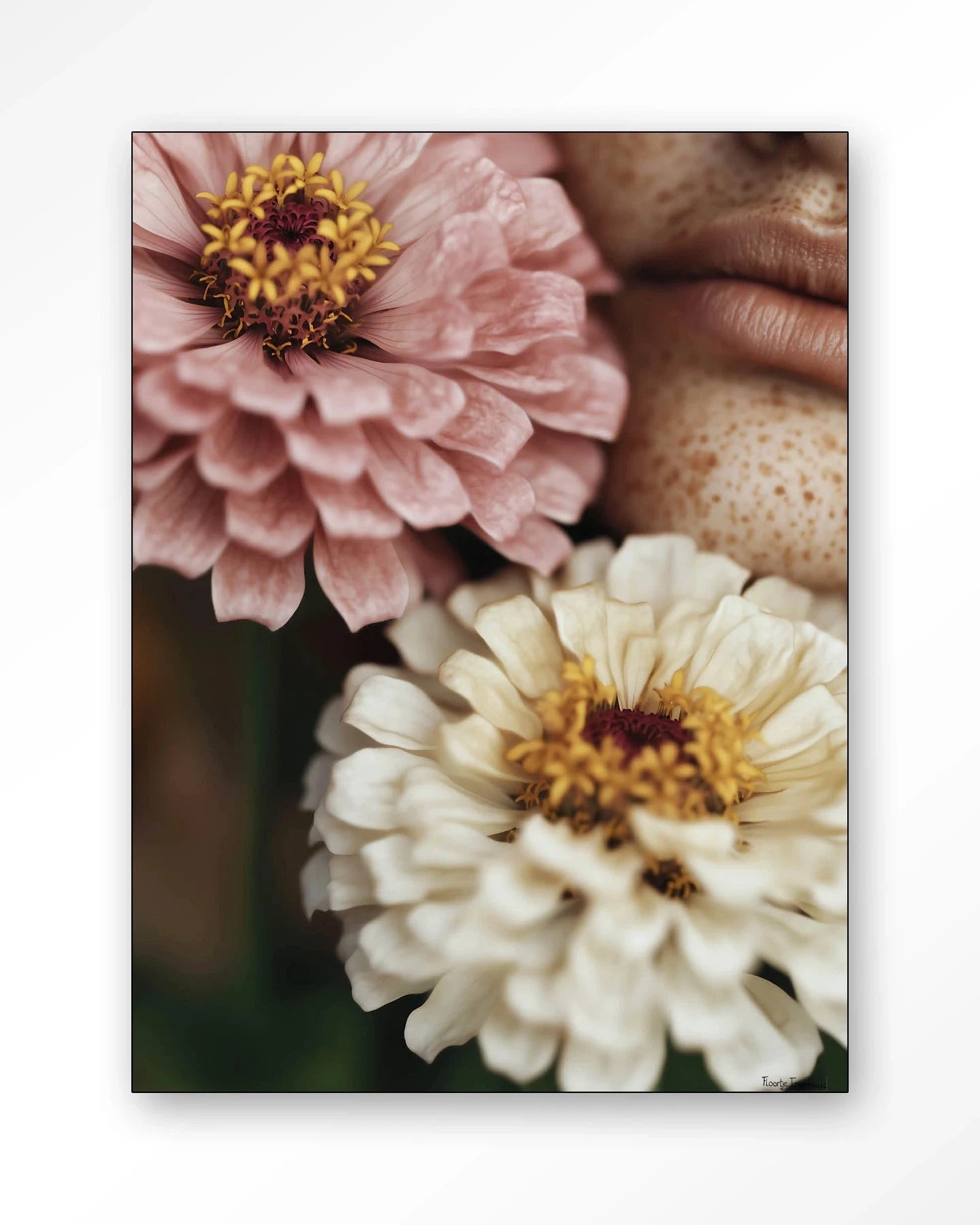 Zinnia - Moderne Wanddecoratie | Artprint, Glass Art, Wandkleed by Urban Cotton