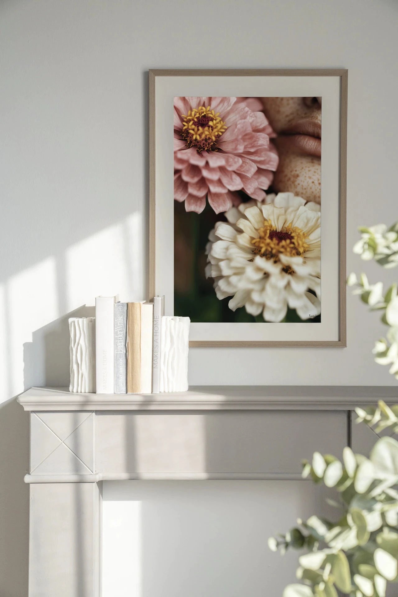 Zinnia - Moderne Wanddecoratie | Artprint, Glass Art, Wandkleed by Urban Cotton