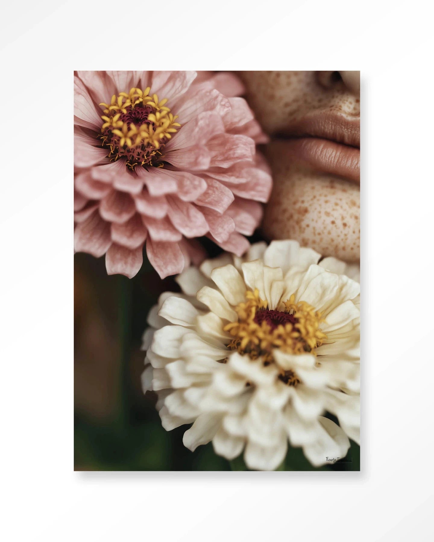 Zinnia - Moderne Wanddecoratie | Artprint, Glass Art, Wandkleed by Urban Cotton