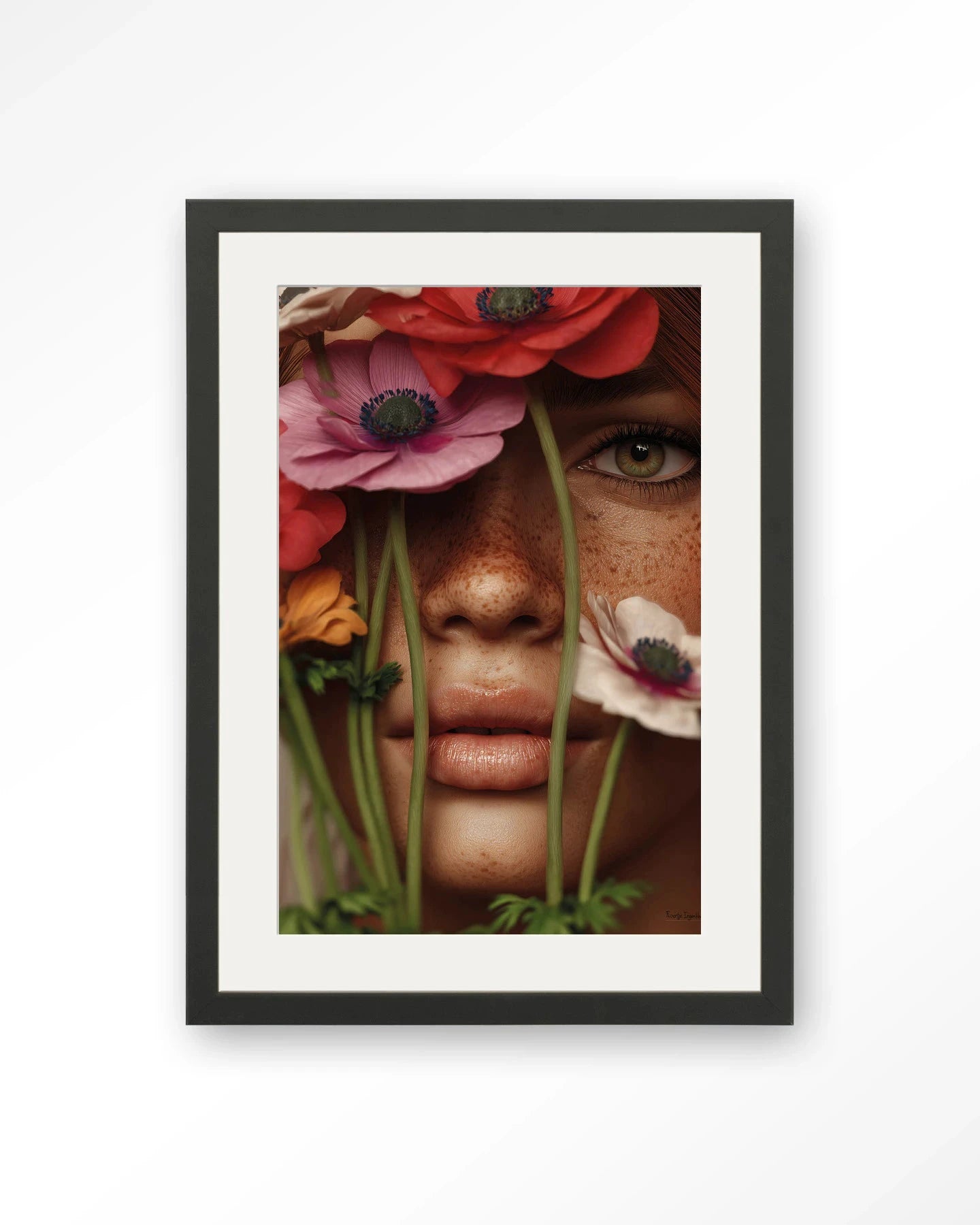 Anemone - Moderne Wanddecoratie | Artprint, Glass Art, Wandkleed by Urban Cotton