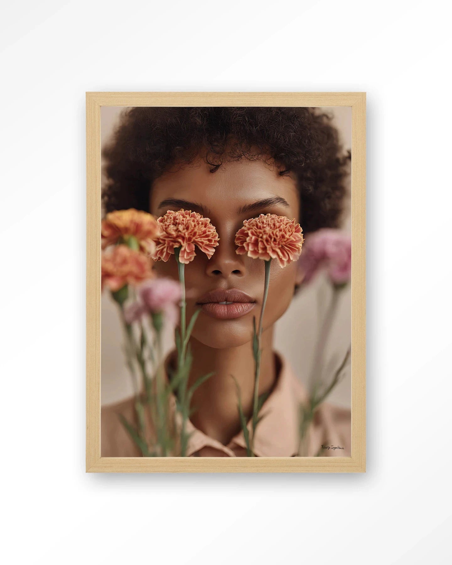 Carnation - Moderne Wanddecoratie | Artprint, Glass Art, Wandkleed by Urban Cotton
