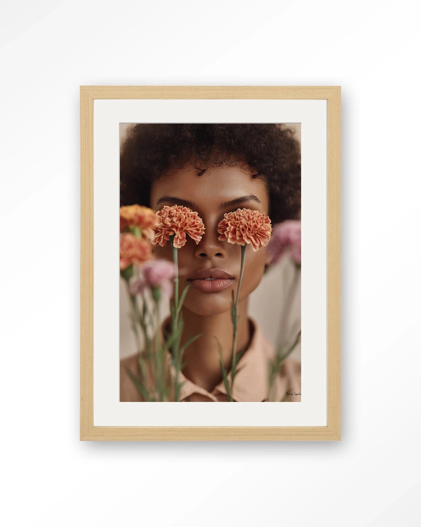 Carnation - Moderne Wanddecoratie | Artprint, Glass Art, Wandkleed by Urban Cotton