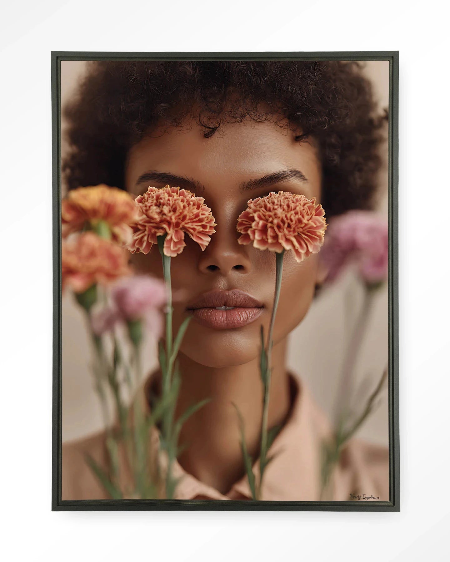 Carnation - Moderne Wanddecoratie | Artprint, Glass Art, Wandkleed by Urban Cotton