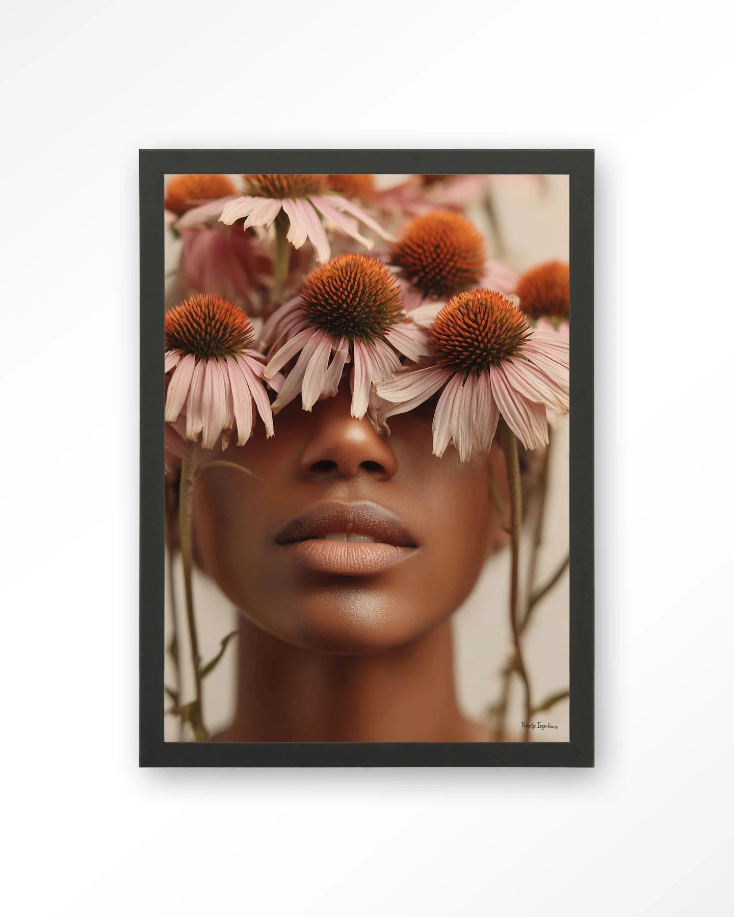 Coneflower - Moderne Wanddecoratie | Artprint, Glass Art, Wandkleed by Urban Cotton