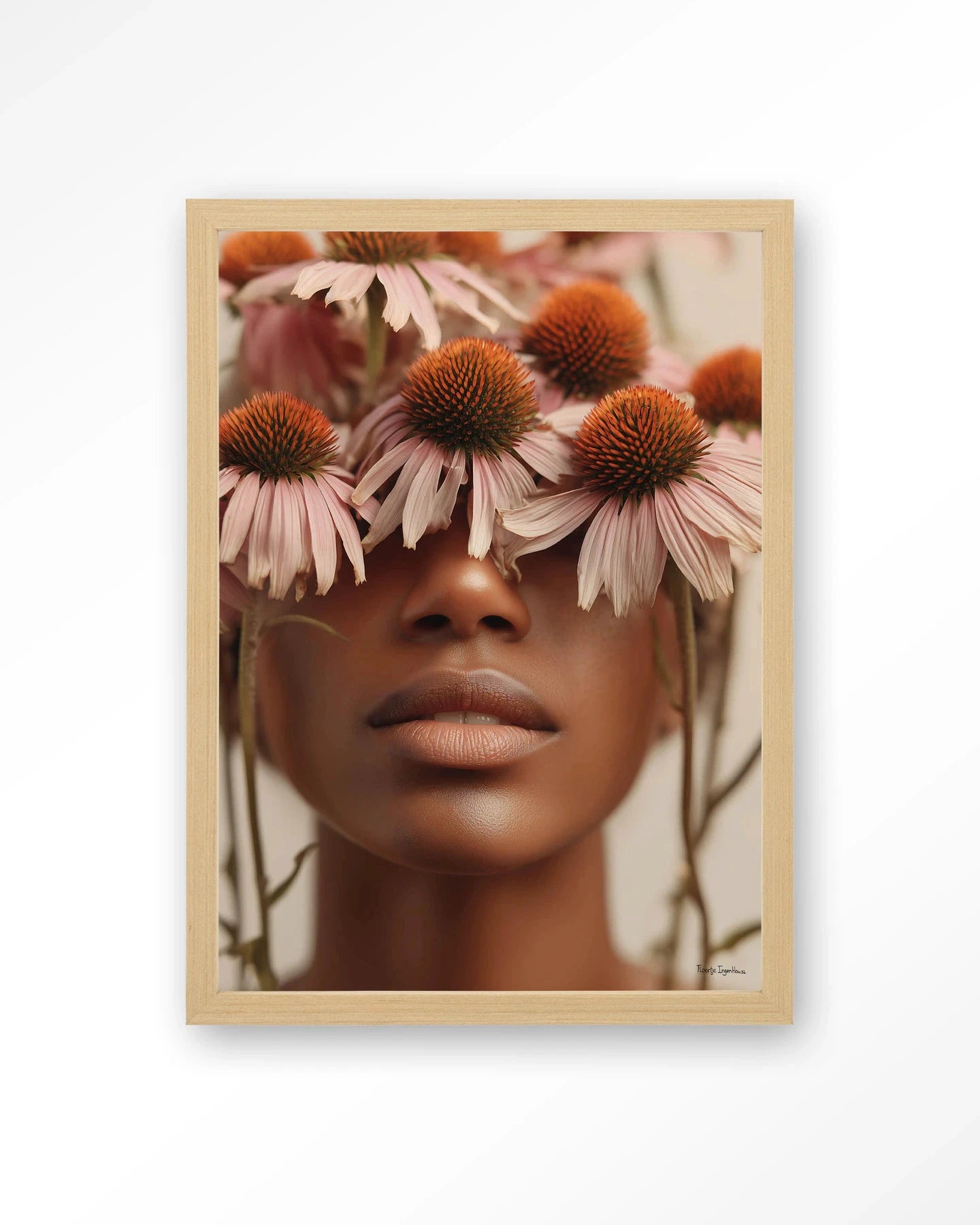 Coneflower - Moderne Wanddecoratie | Artprint, Glass Art, Wandkleed by Urban Cotton