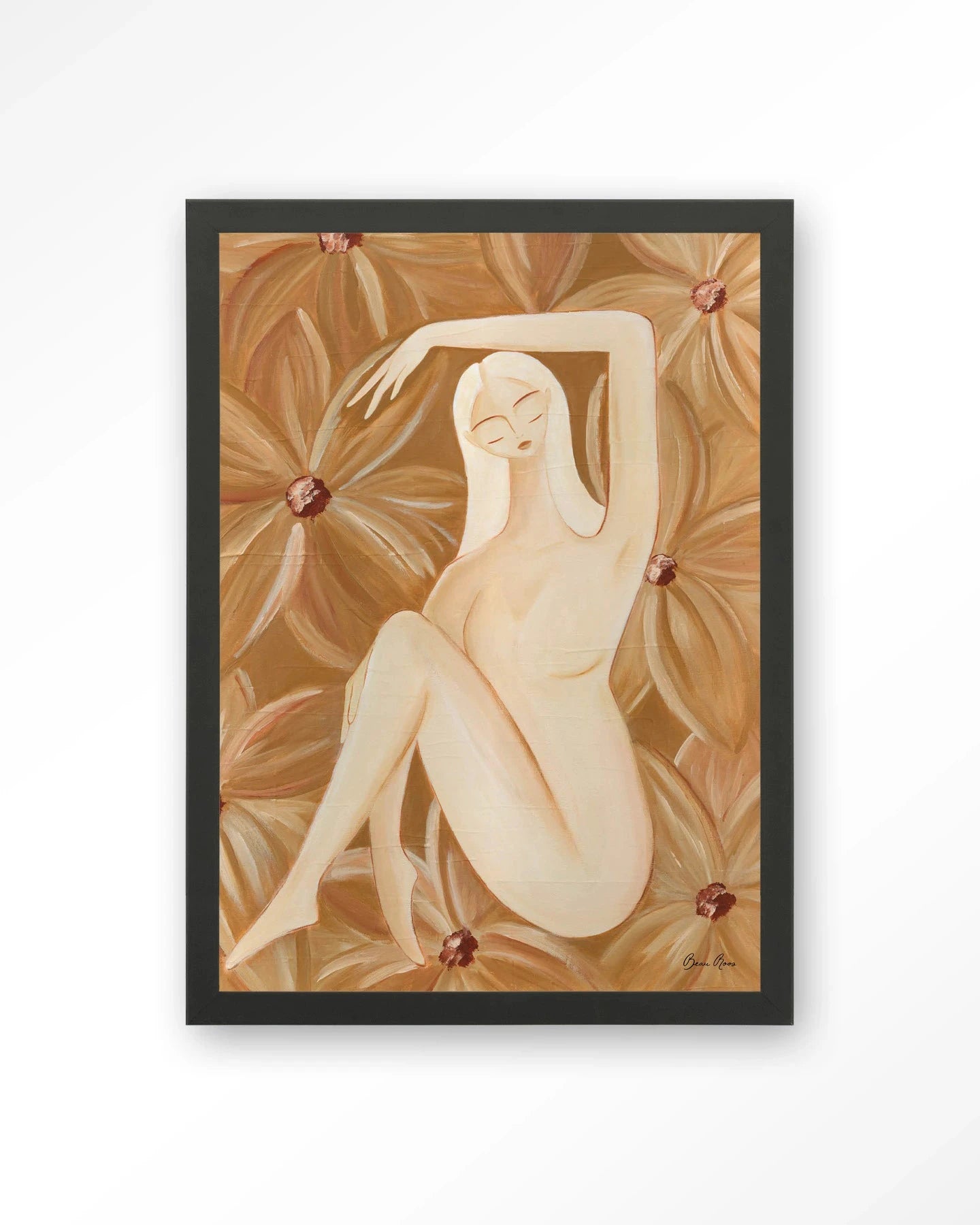 Freely Blooming - Moderne Wanddecoratie | Artprint, Glass Art, Wandkleed by Urban Cotton