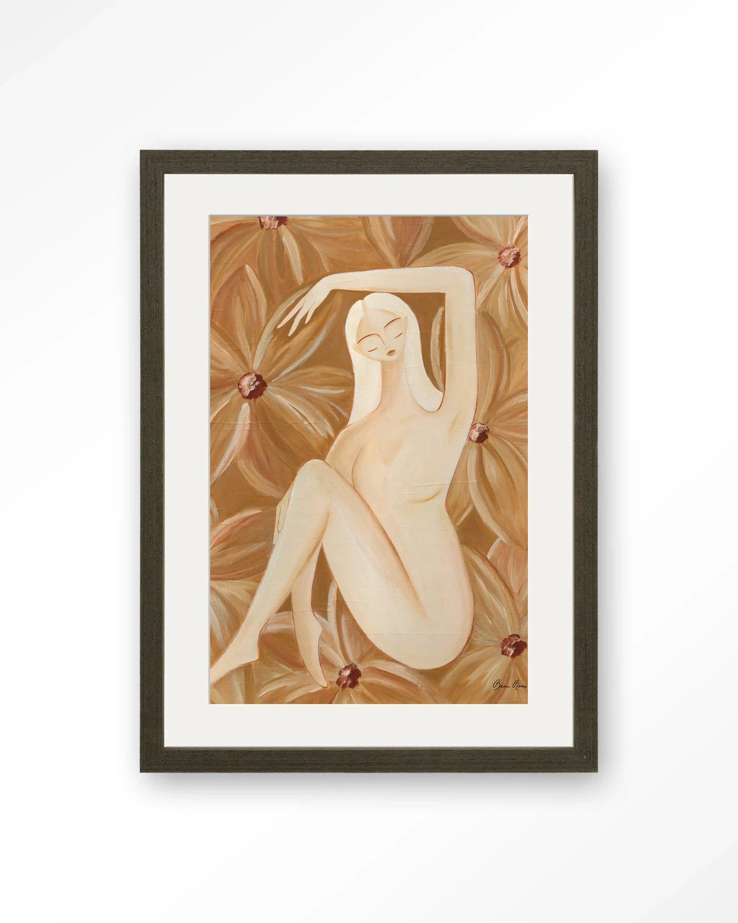 Freely Blooming - Moderne Wanddecoratie | Artprint, Glass Art, Wandkleed by Urban Cotton