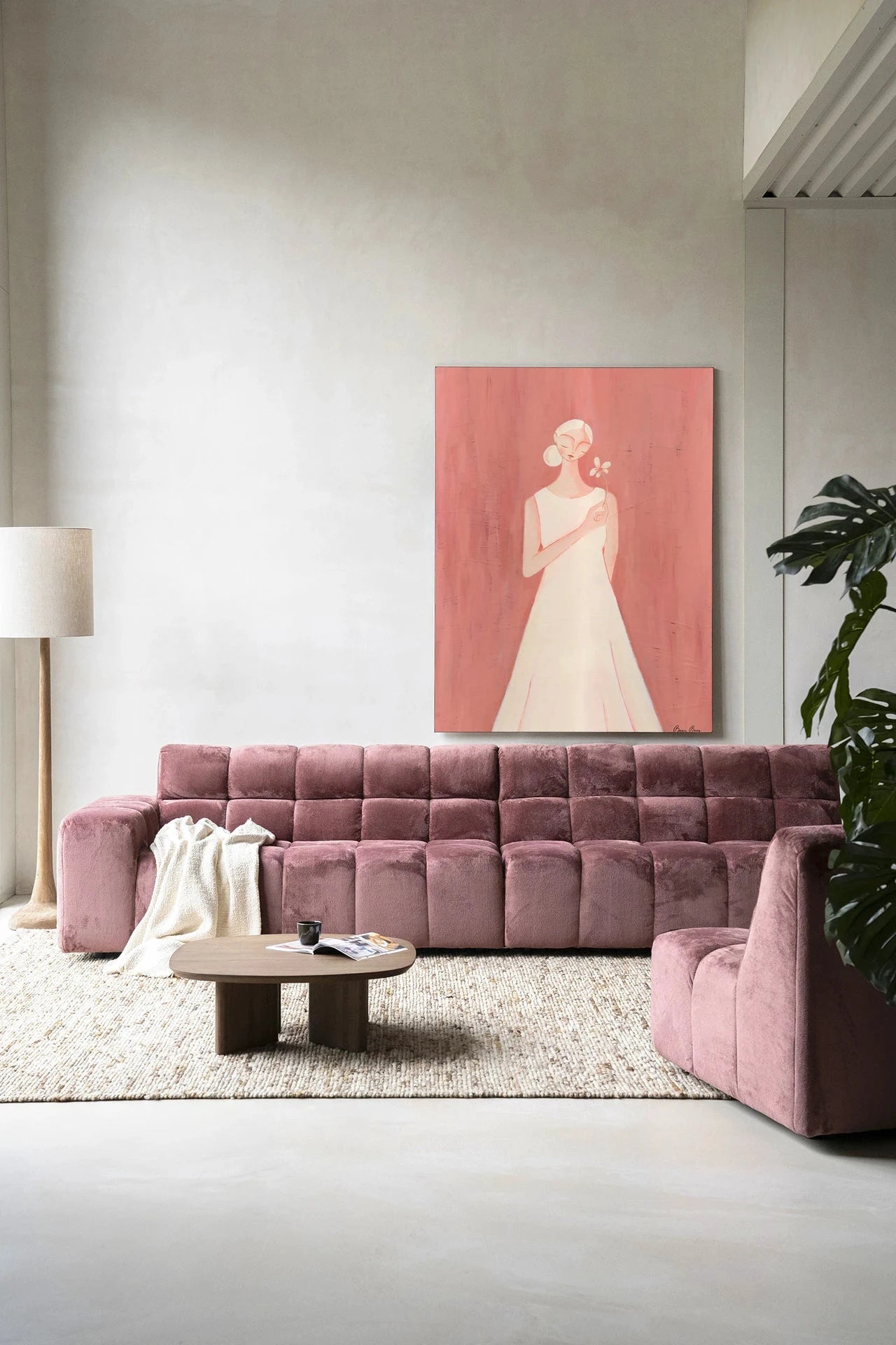 Polly - Moderne Wanddecoratie | Artprint, Glass Art, Wandkleed by Urban Cotton