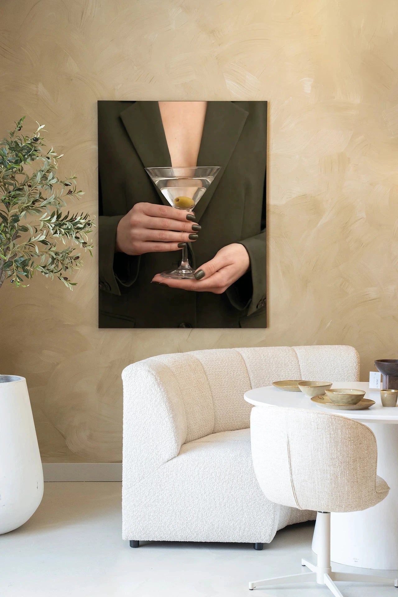 Classic Martini - Moderne Wanddecoratie | Artprint, Glass Art, Wandkleed by Urban Cotton