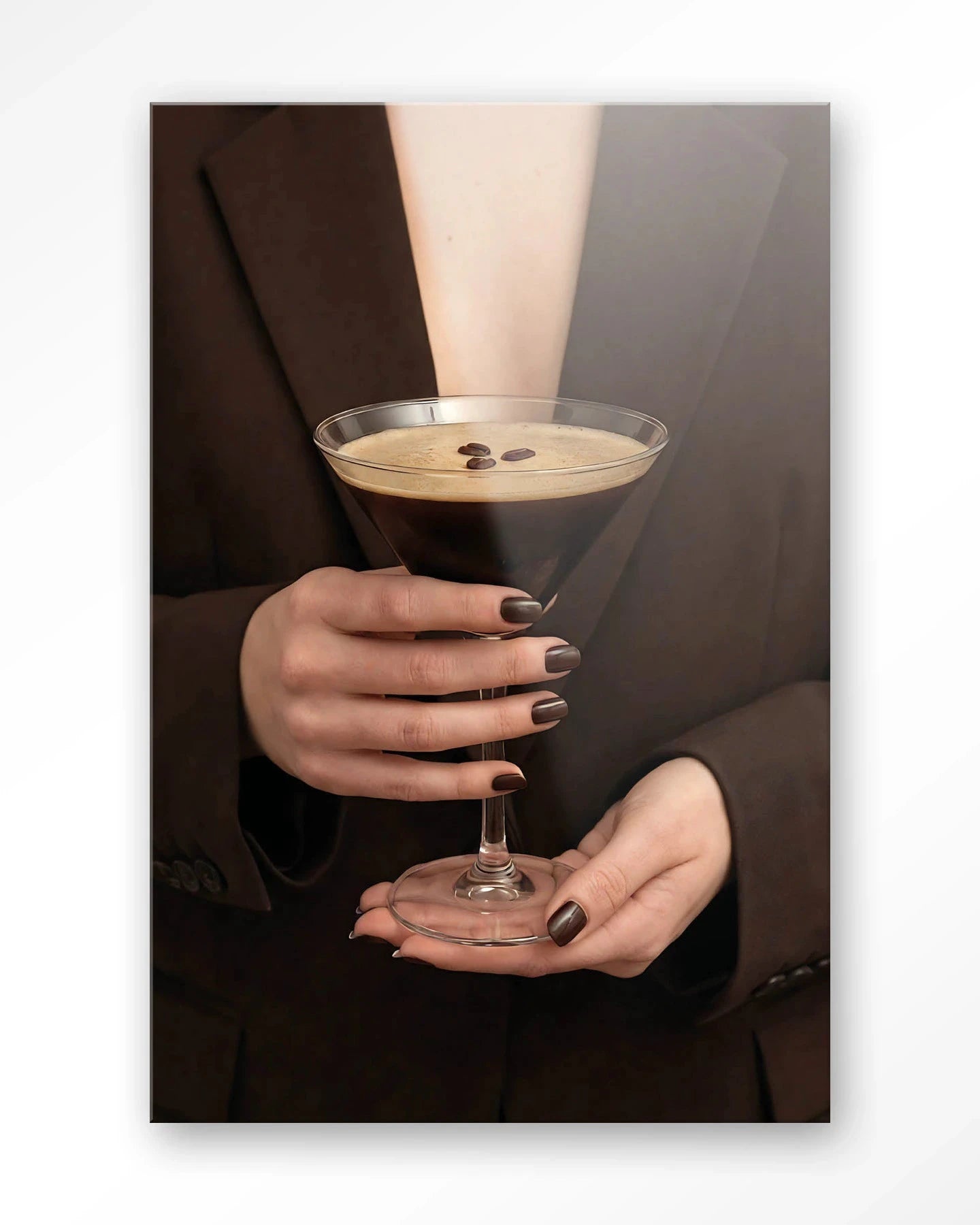 Espresso Martini - Moderne Wanddecoratie | Artprint, Glass Art, Wandkleed by Urban Cotton