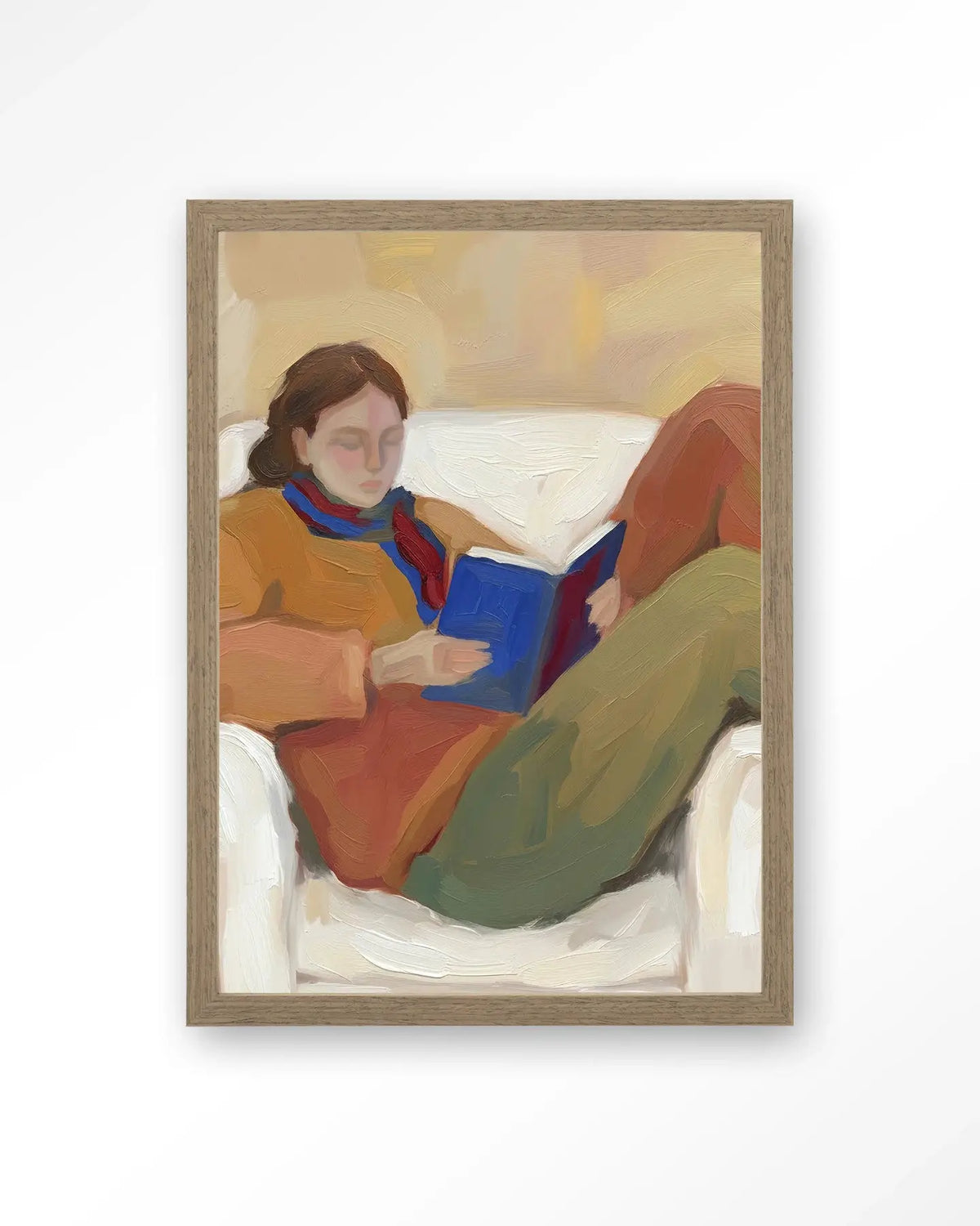 Book Of Blue - Moderne Wanddecoratie | Artprint, Glass Art & Wandkleed by Urban Cotton