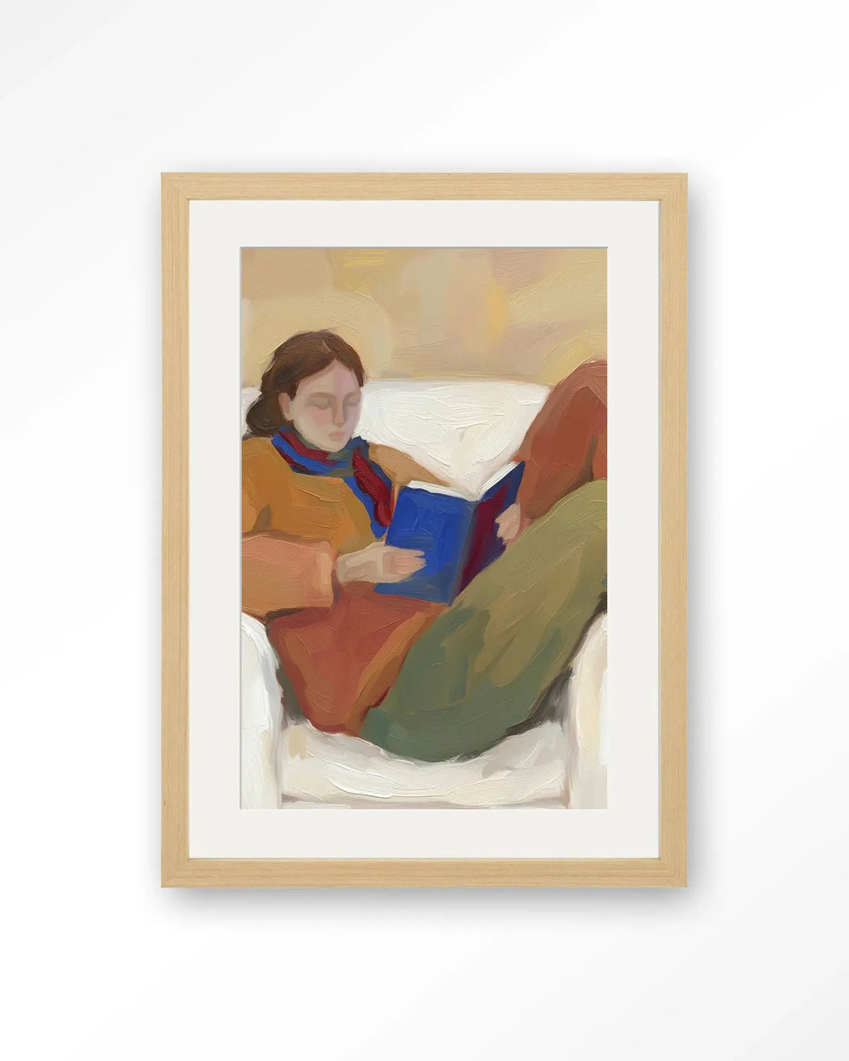 Book Of Blue - Moderne Wanddecoratie | Artprint, Glass Art & Wandkleed by Urban Cotton