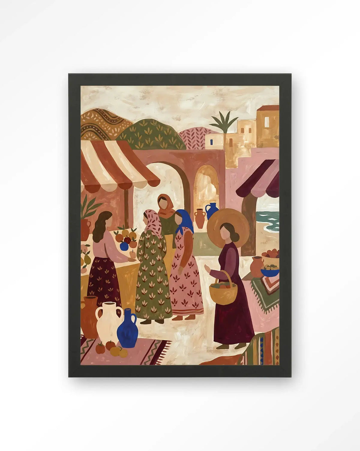 The Market - Moderne Wanddecoratie | Artprint, Glass Art & Wandkleed by Urban Cotton