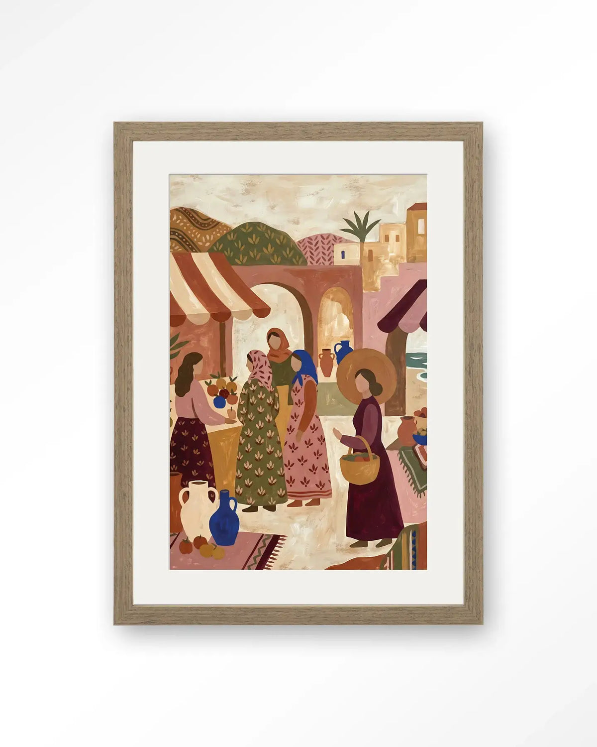 The Market - Moderne Wanddecoratie | Artprint, Glass Art & Wandkleed by Urban Cotton