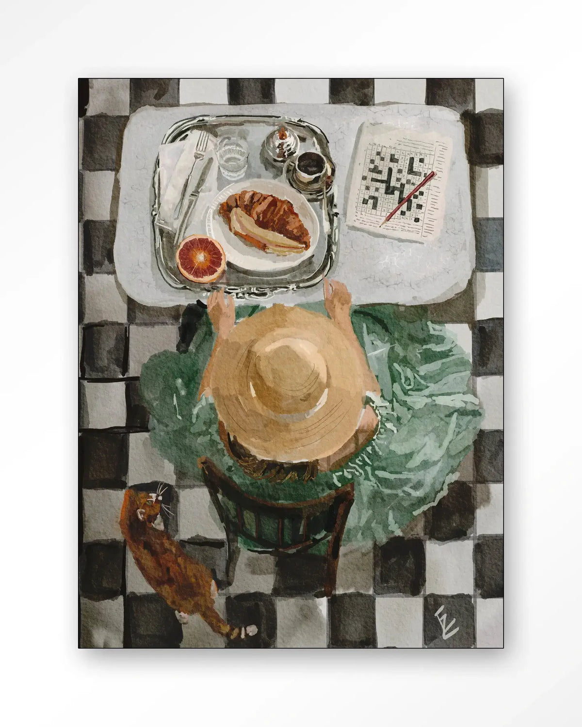 Crosswords - Moderne Wanddecoratie | Artprint, Glass Art & Wandkleed by Urban Cotton