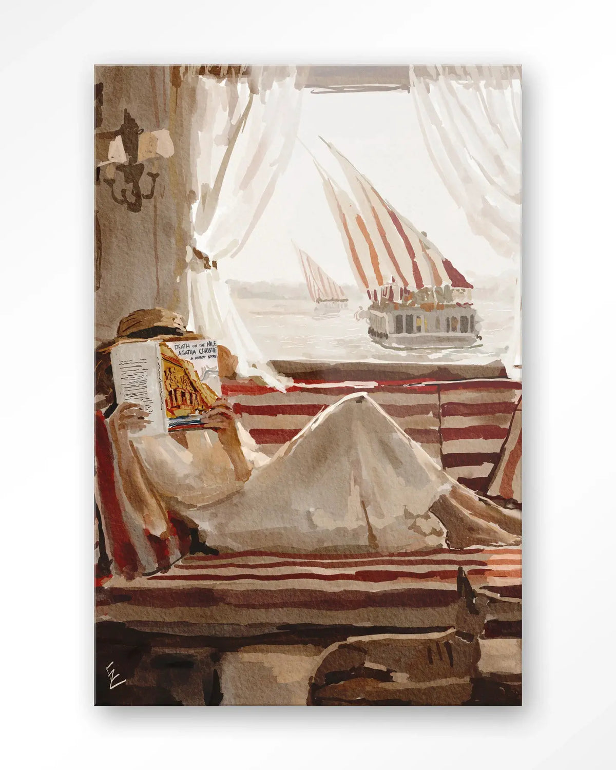 Death On Nill - Moderne Wanddecoratie | Artprint, Glass Art & Wandkleed by Urban Cotton
