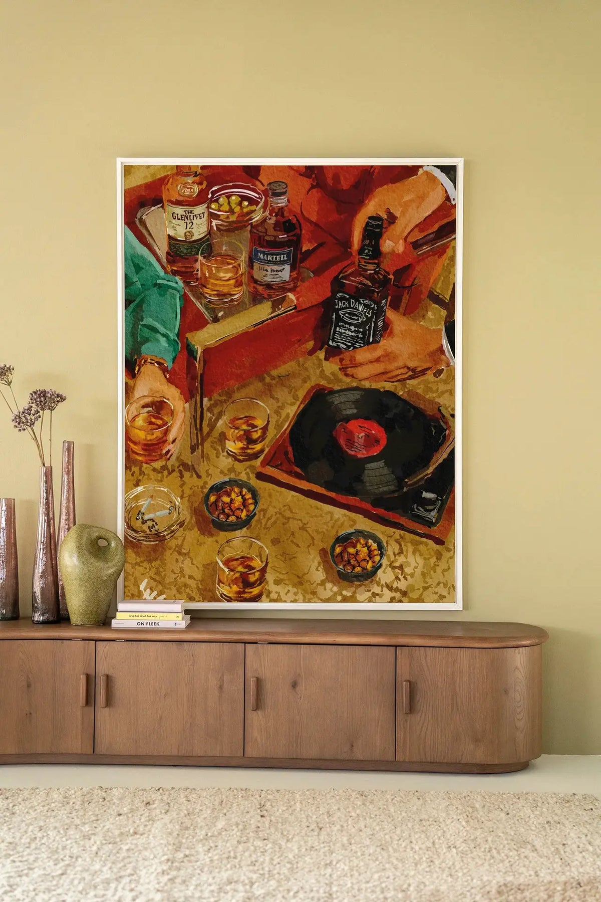 Whiskey Tasting - Moderne Wanddecoratie | Artprint, Glass Art & Wandkleed by Urban Cotton
