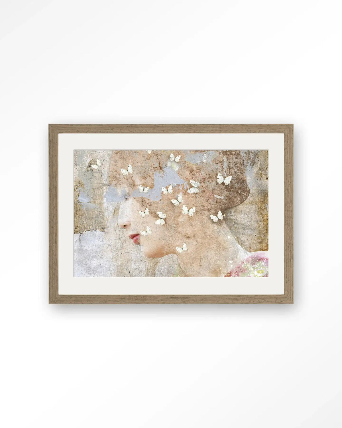 White Butterflies - Moderne Wanddecoratie | Artprint, Glass Art & Wandkleed by Urban Cotton