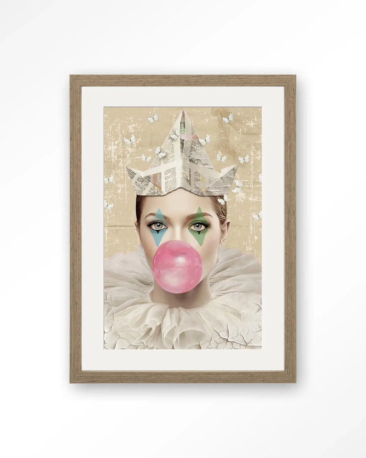 Pierot - Moderne Wanddecoratie | Artprint, Glass Art & Wandkleed by Urban Cotton