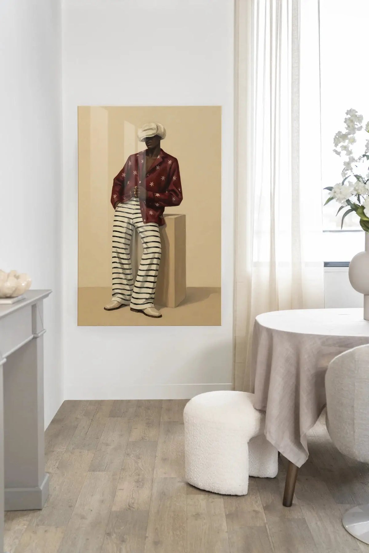 Red Otis - Moderne Wanddecoratie | Artprint, Glass Art & Wandkleed by Urban Cotton