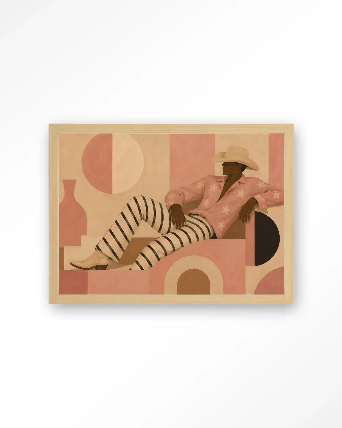 Pink Memphis - Moderne Wanddecoratie | Artprint, Glass Art & Wandkleed by Urban Cotton