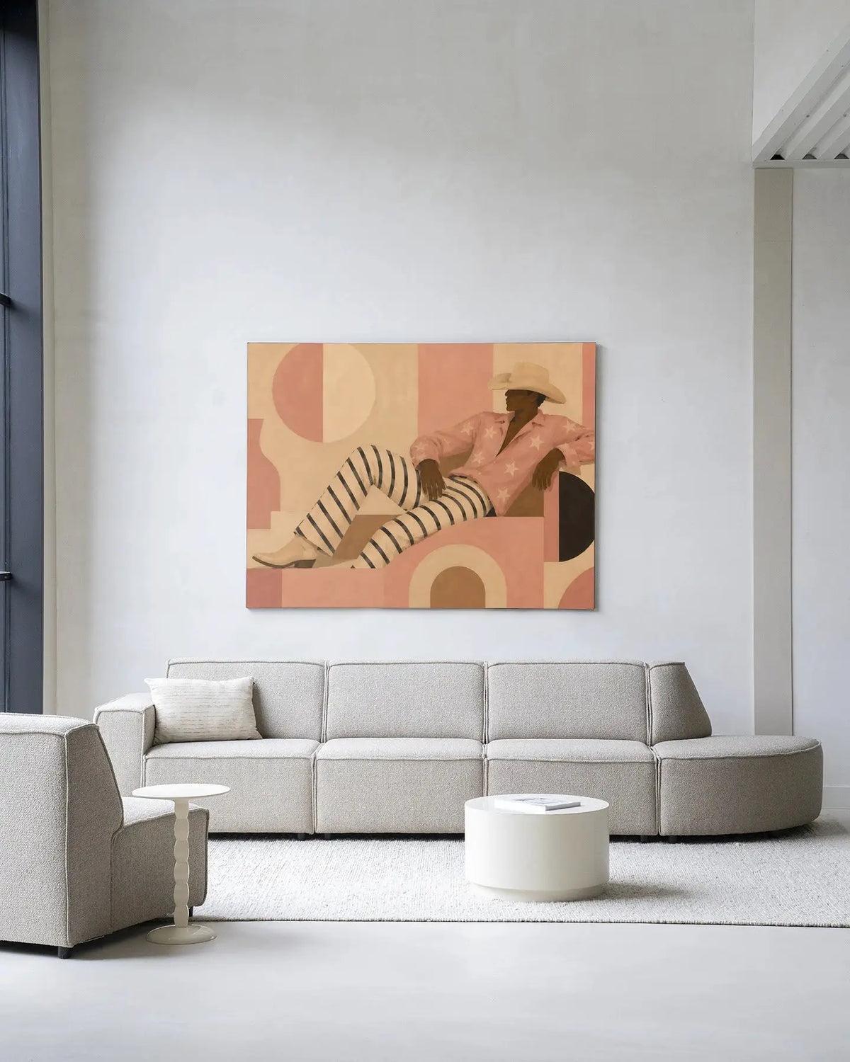 Pink Memphis - Moderne Wanddecoratie | Artprint, Glass Art & Wandkleed by Urban Cotton