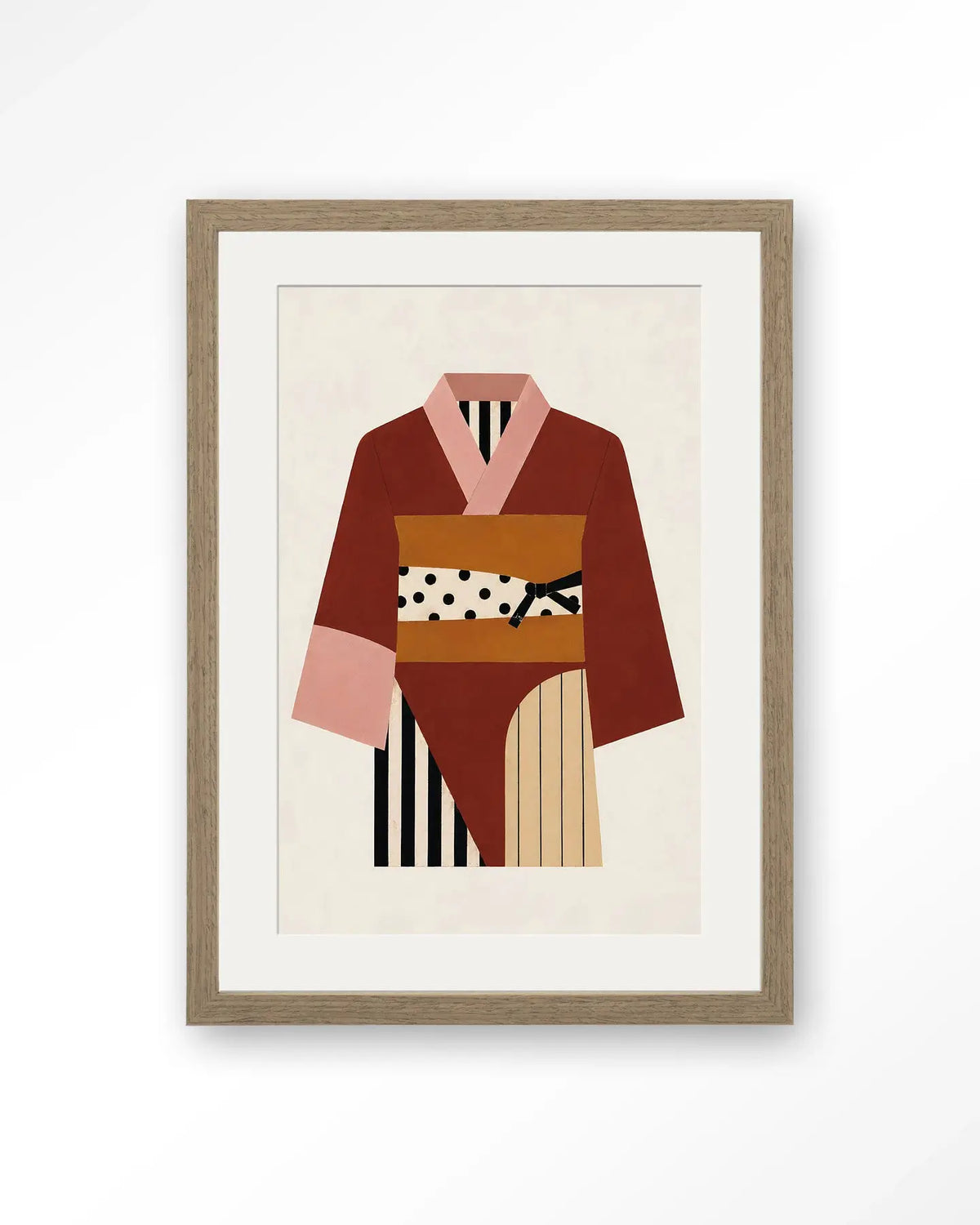 Kimono Ichi - Moderne Wanddecoratie | Artprint, Glass Art & Wandkleed by Urban Cotton