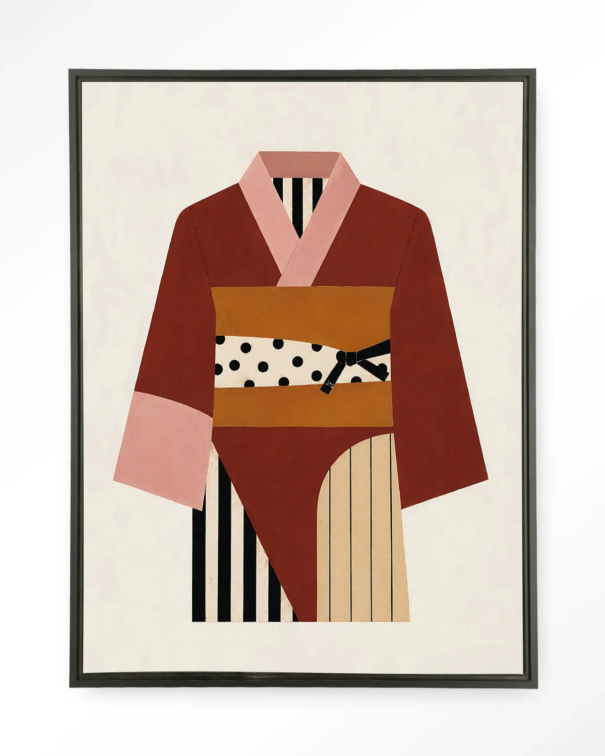 Kimono Ichi - Moderne Wanddecoratie | Artprint, Glass Art & Wandkleed by Urban Cotton