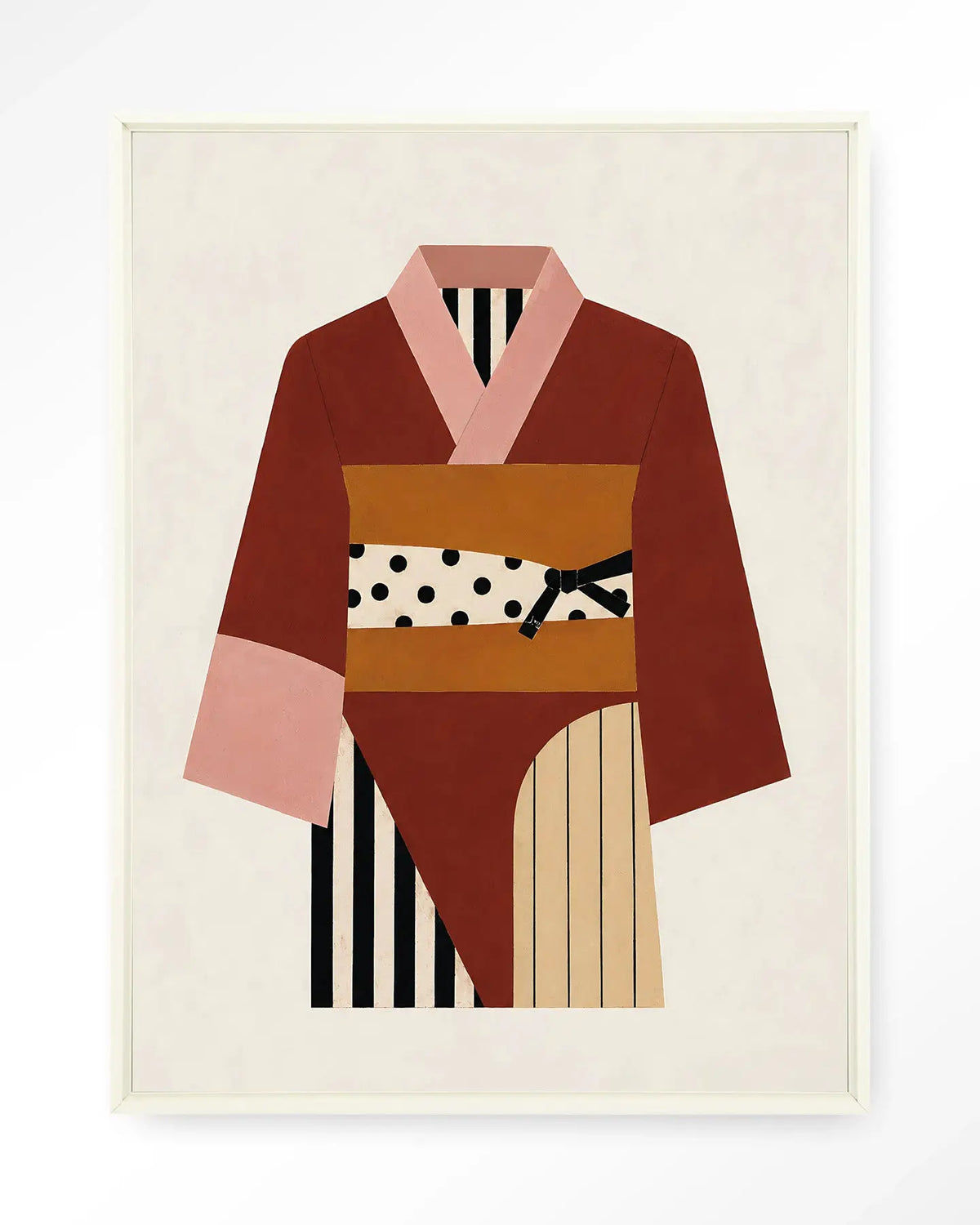 Kimono Ichi - Moderne Wanddecoratie | Artprint, Glass Art & Wandkleed by Urban Cotton