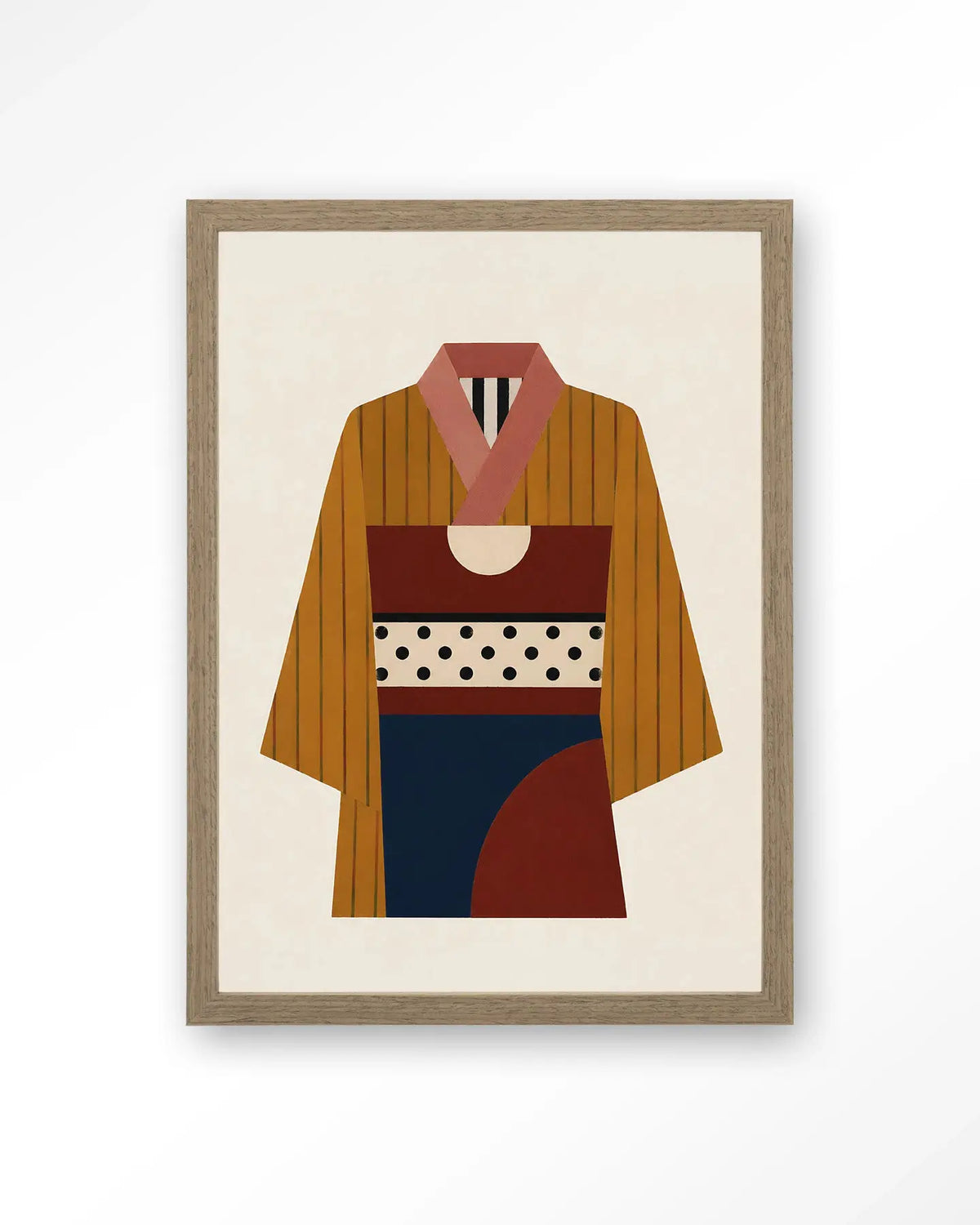 Kimono Ni - Moderne Wanddecoratie | Artprint, Glass Art & Wandkleed by Urban Cotton