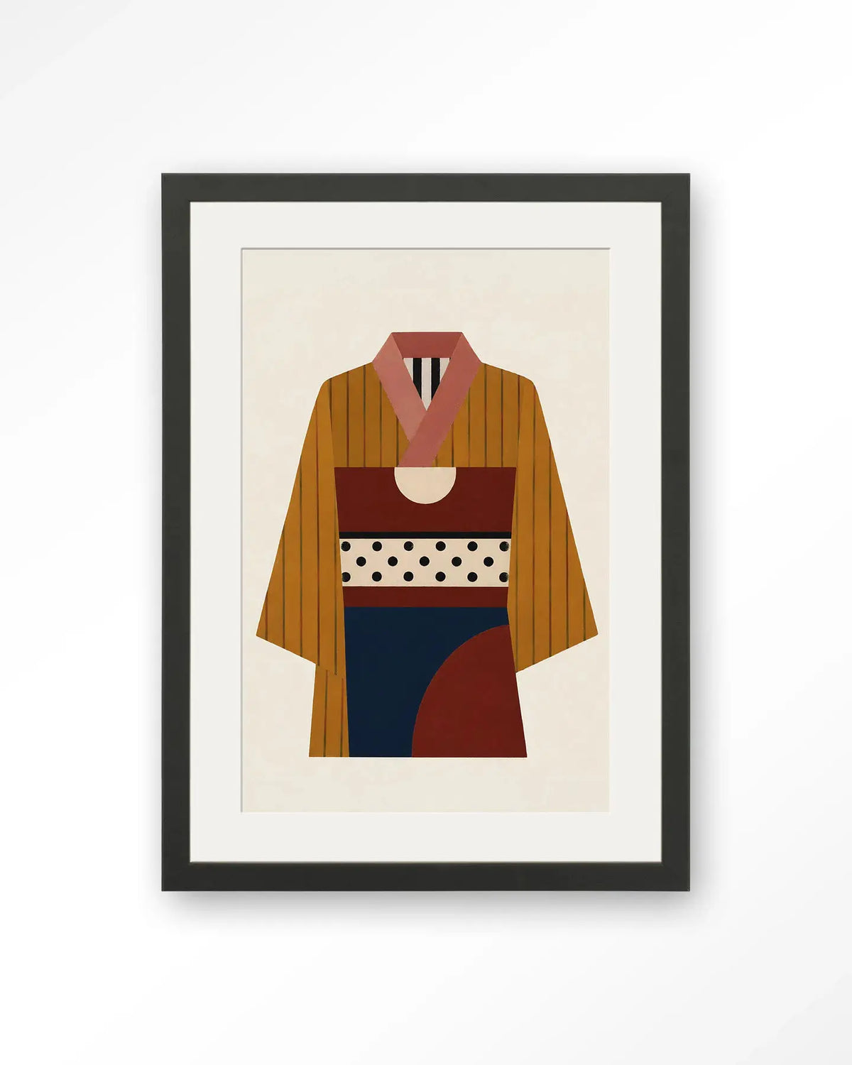 Kimono Ni - Moderne Wanddecoratie | Artprint, Glass Art & Wandkleed by Urban Cotton