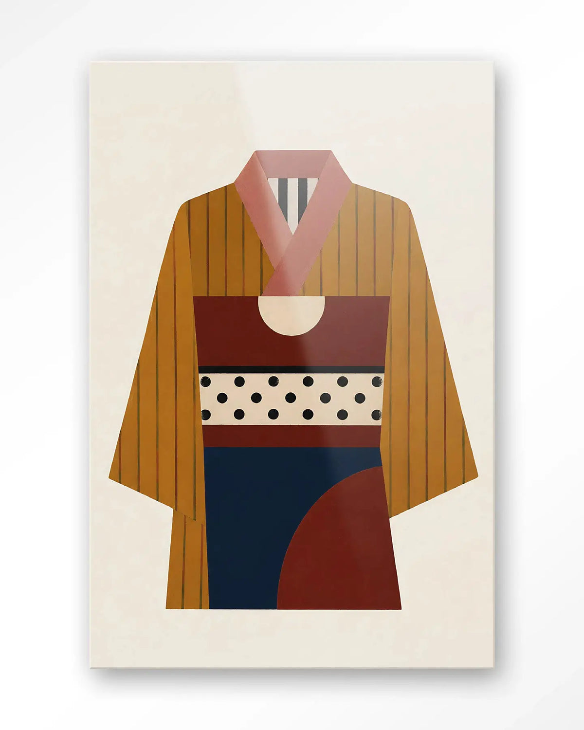 Kimono Ni - Moderne Wanddecoratie | Artprint, Glass Art & Wandkleed by Urban Cotton