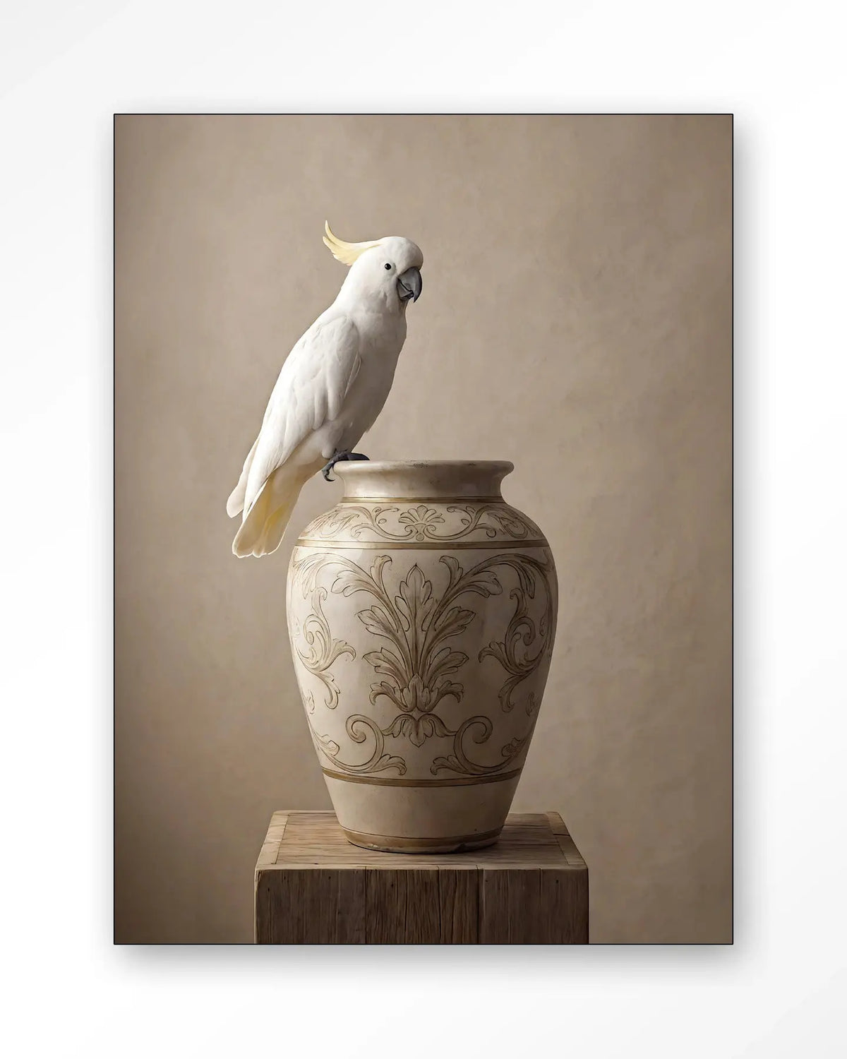 Ivory Bird - Moderne Wanddecoratie | Artprint, Glass Art & Wandkleed by Urban Cotton