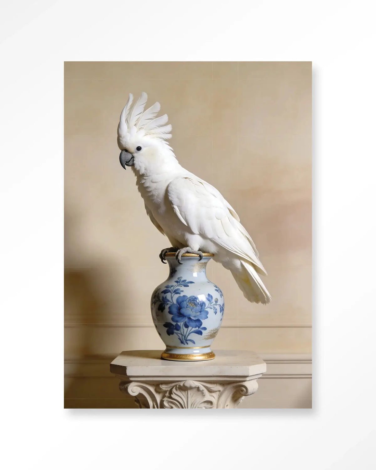 Pearl Parrot - Moderne Wanddecoratie | Artprint, Glass Art & Wandkleed by Urban Cotton