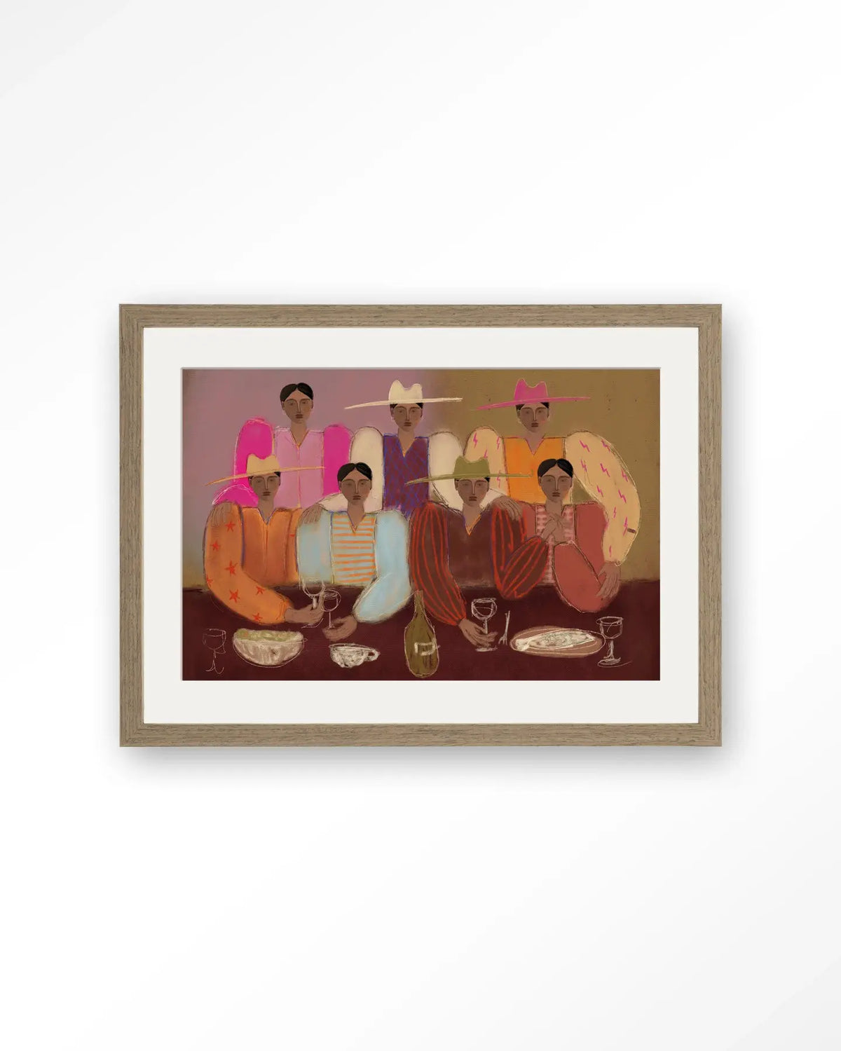 The Dinner Club - Moderne Wanddecoratie | Artprint, Glass Art & Wandkleed by Urban Cotton