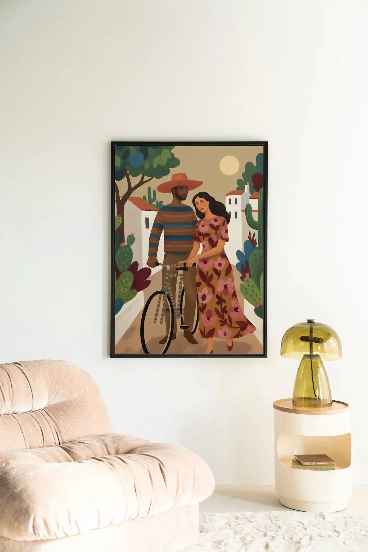 Bike In The Park - Moderne Wanddecoratie | Artprint, Glass Art & Wandkleed by Urban Cotton