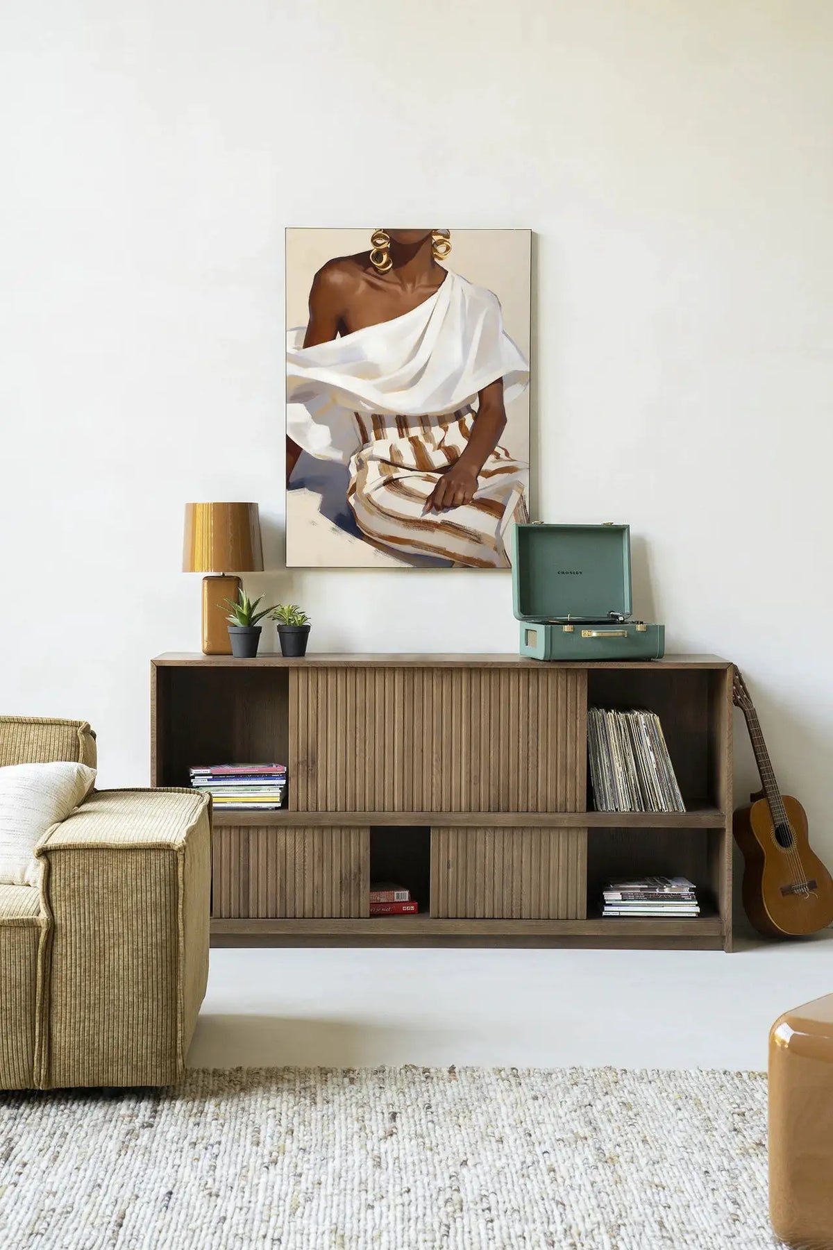 Striped Pants White - Moderne Wanddecoratie | Artprint, Glass Art & Wandkleed by Urban Cotton