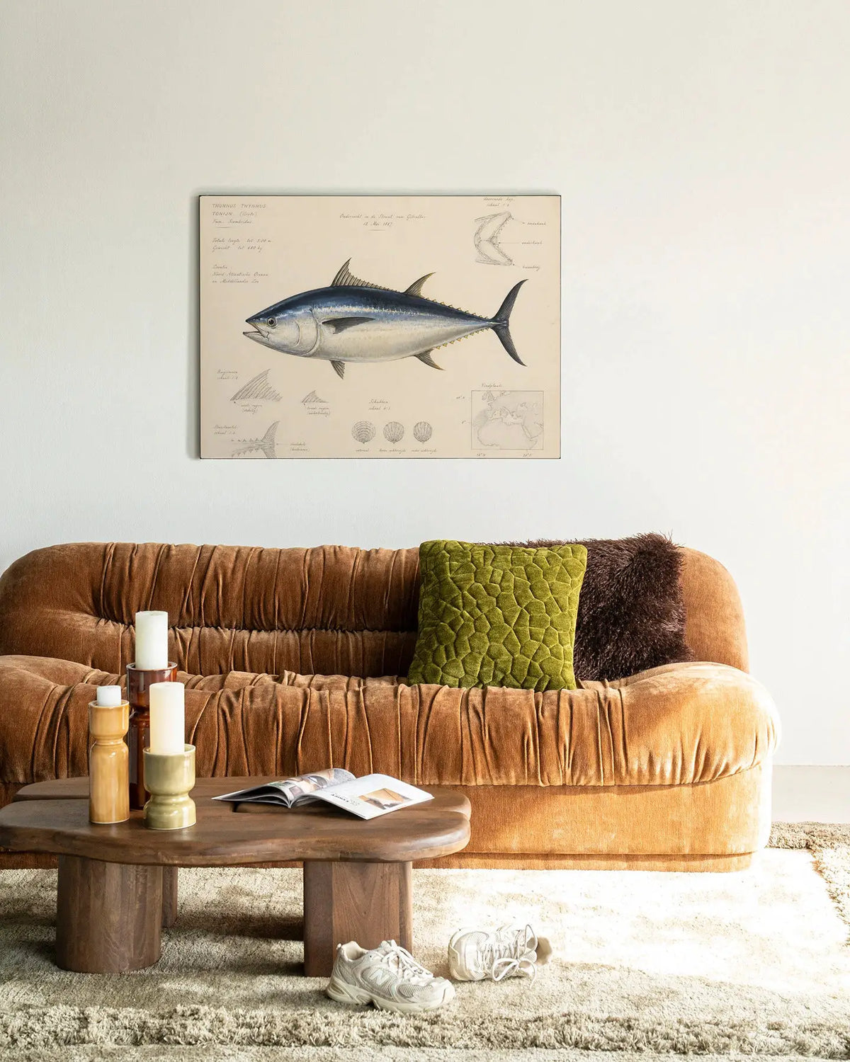 Tuna Fish - Moderne Wanddecoratie | Artprint, Glass Art & Wandkleed by Urban Cotton
