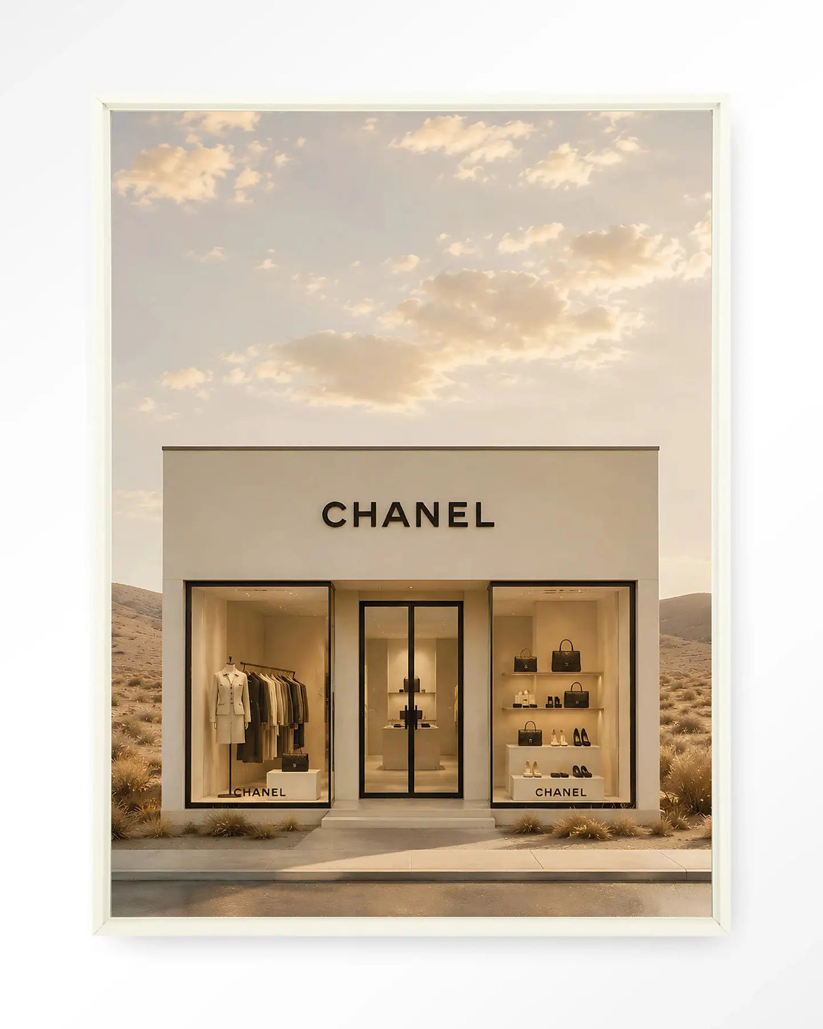 Luxury Boutique White - Moderne Wanddecoratie | Artprint, Glass Art & Wandkleed by Urban Cotton