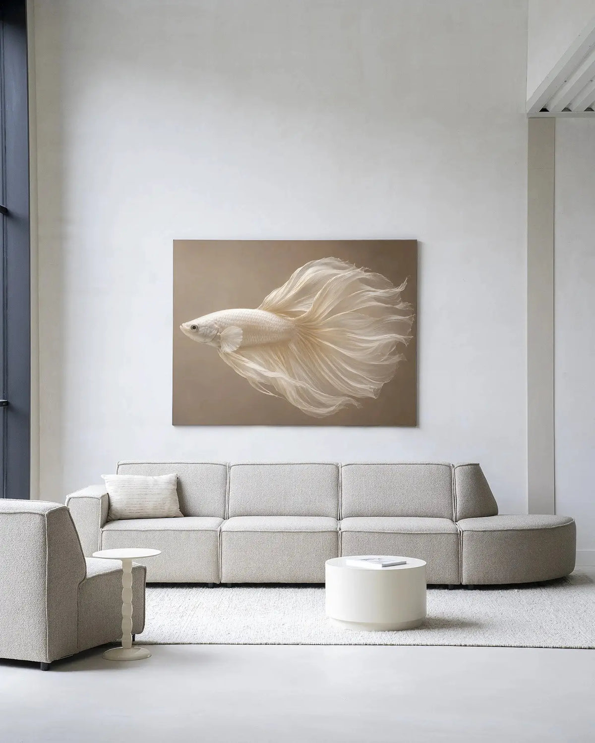 Pearl Fish - Moderne Wanddecoratie | Artprint, Glass Art & Wandkleed by Urban Cotton