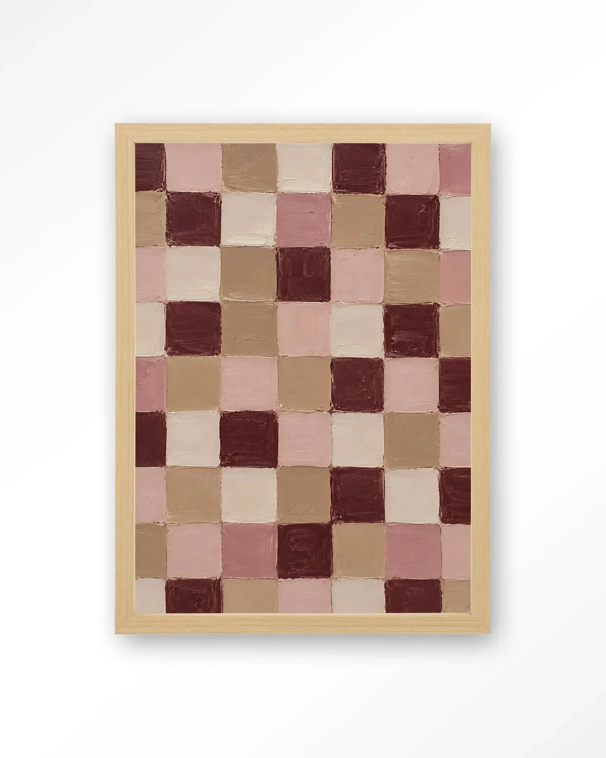 Pink Blocks - Moderne Wanddecoratie | Artprint, Glass Art & Wandkleed by Urban Cotton