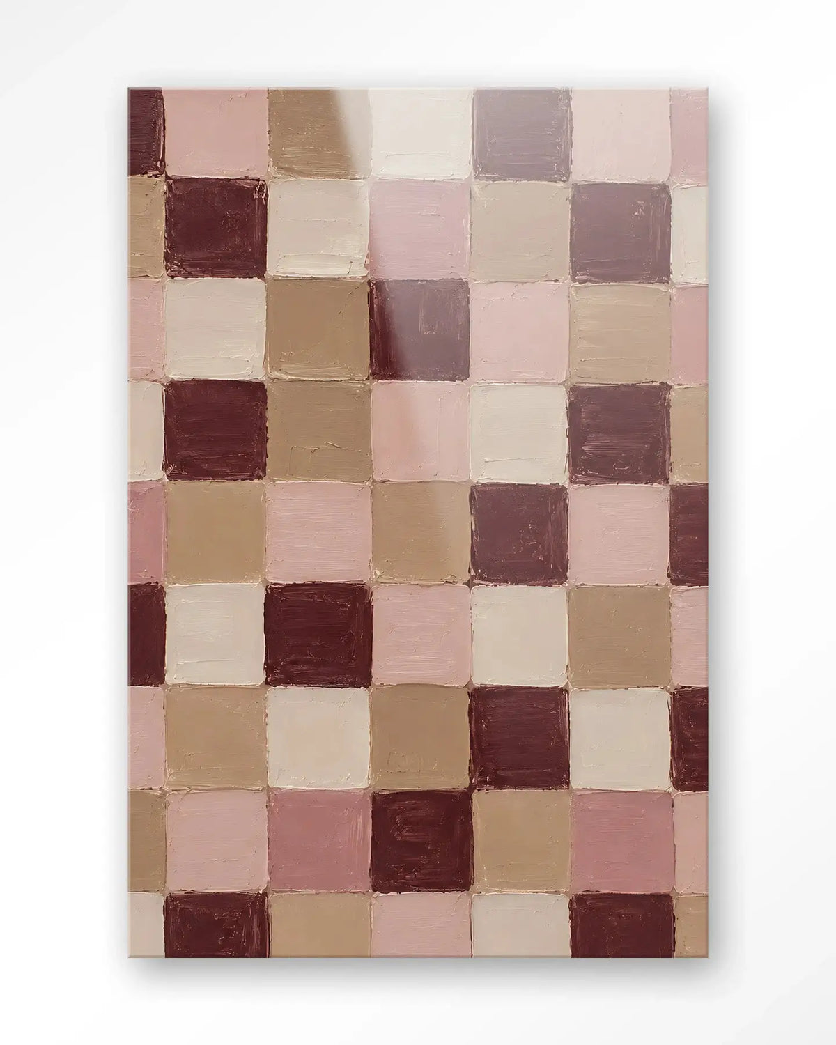 Pink Blocks - Moderne Wanddecoratie | Artprint, Glass Art & Wandkleed by Urban Cotton