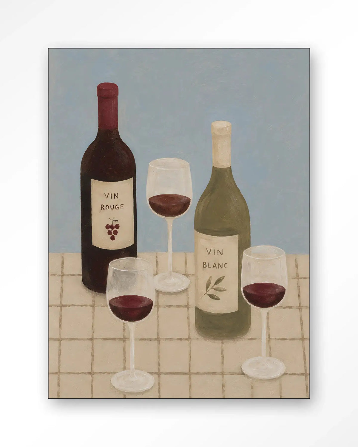 Wine Time - Moderne Wanddecoratie | Artprint, Glass Art & Wandkleed by Urban Cotton