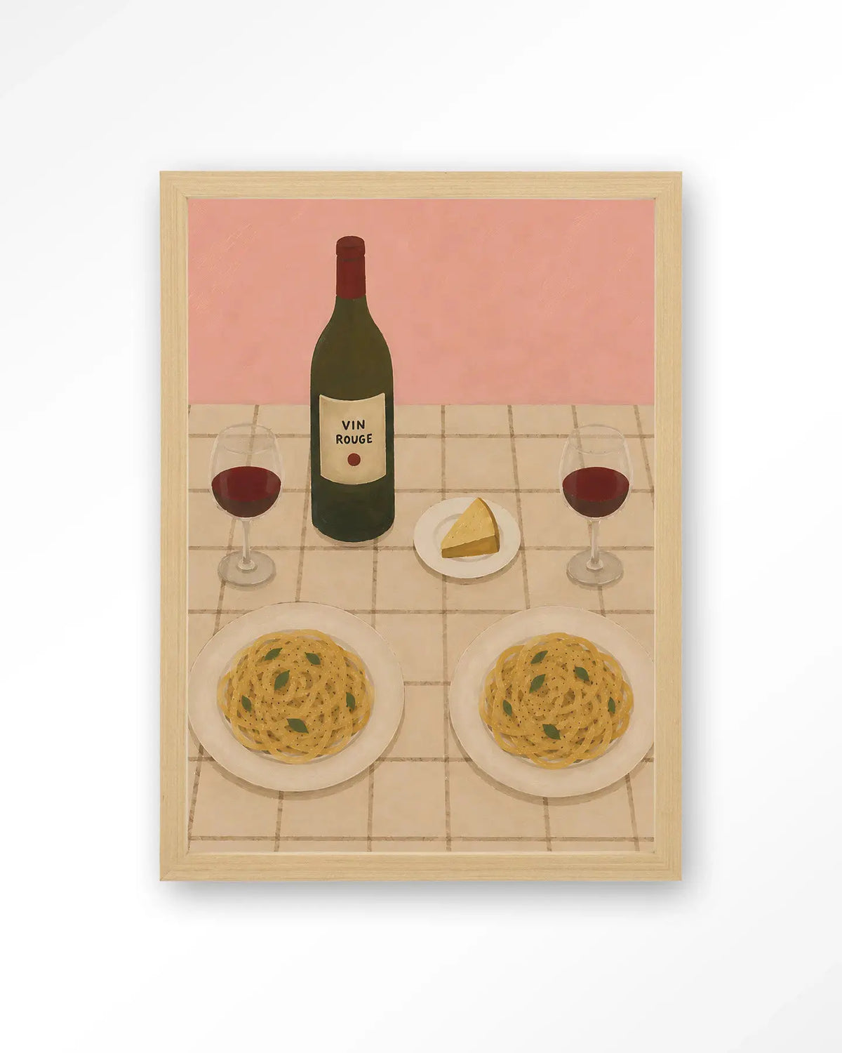 Pasta Party - Moderne Wanddecoratie | Artprint, Glass Art & Wandkleed by Urban Cotton